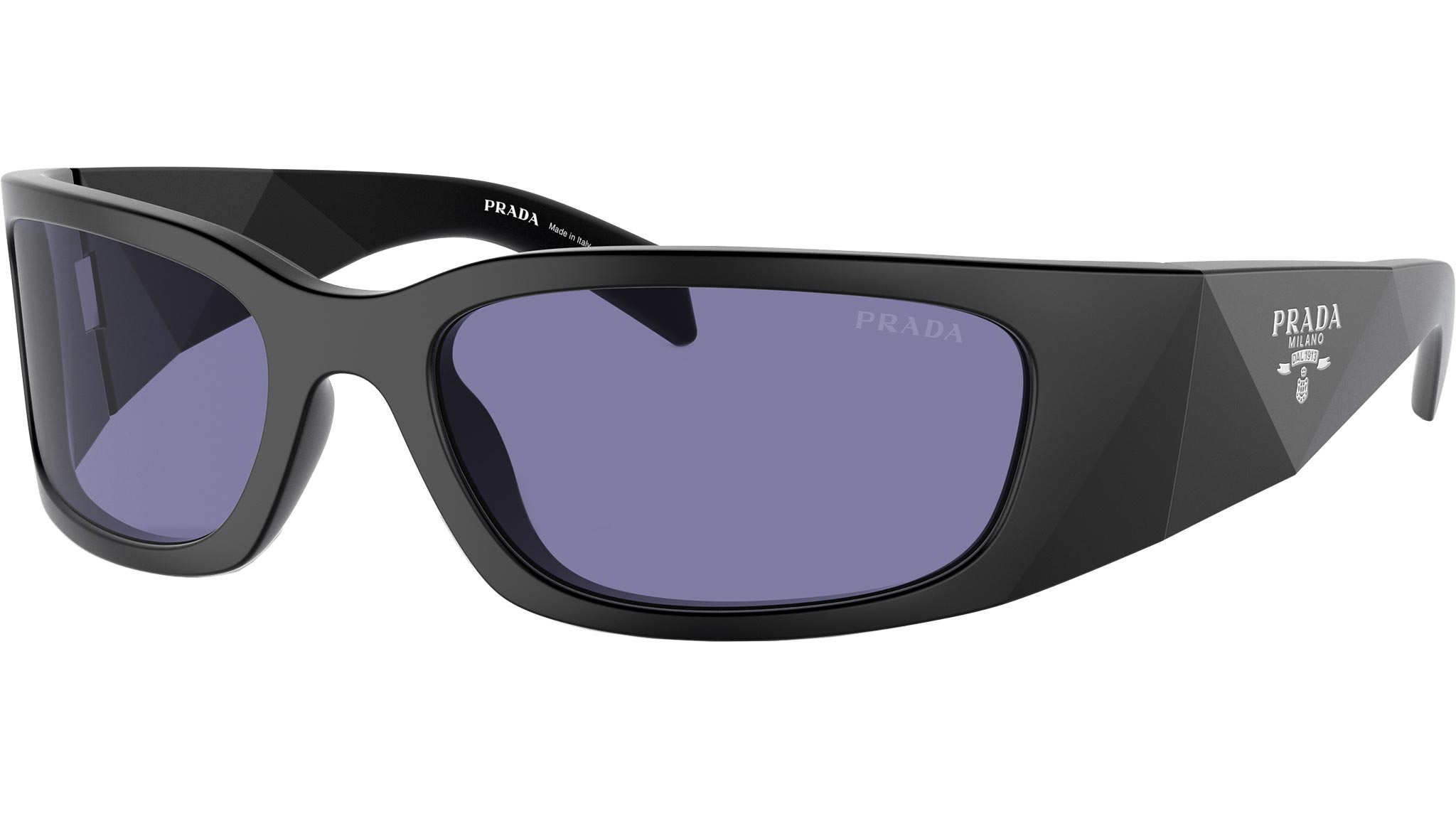 Prada PR A19S Sunglasses 1BO40G Black - eye-oo.com