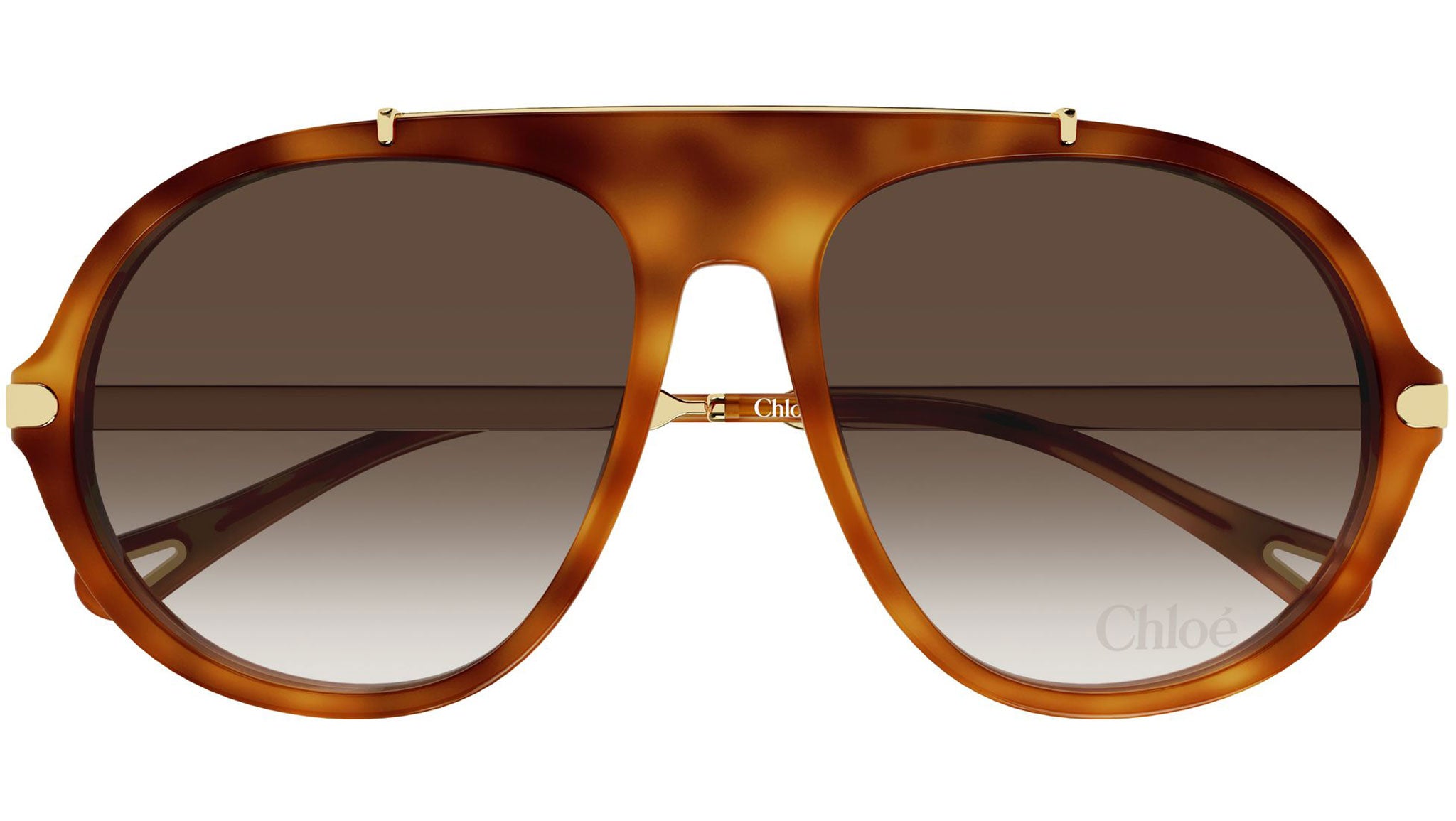 CH0357S Chloé Panthos Sunglasses 002 Havana Brown - eye-oo.com