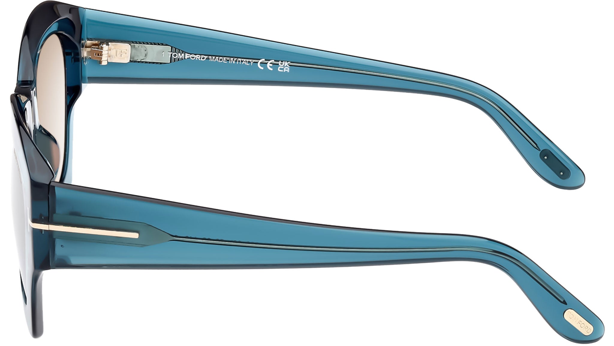Tom Ford FT1088 Sunglasses Blue Acetate/Metal Tom Ford® FT1085 MIKEL Square Sunglasses - EuroOptica main image 4
