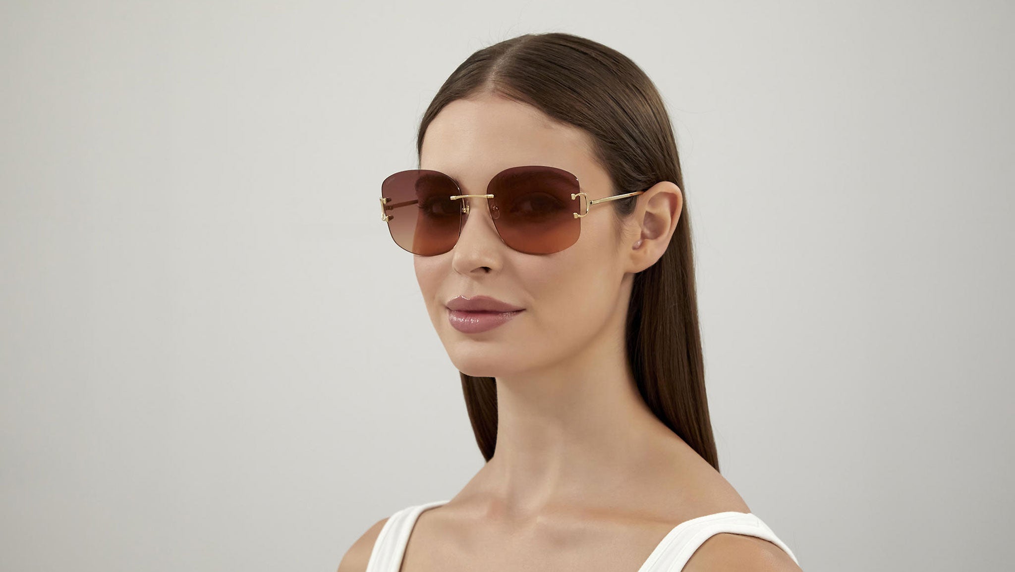 Cartier CT0037RS 002 Shiny Gold Sunglasses - eye-oo.com