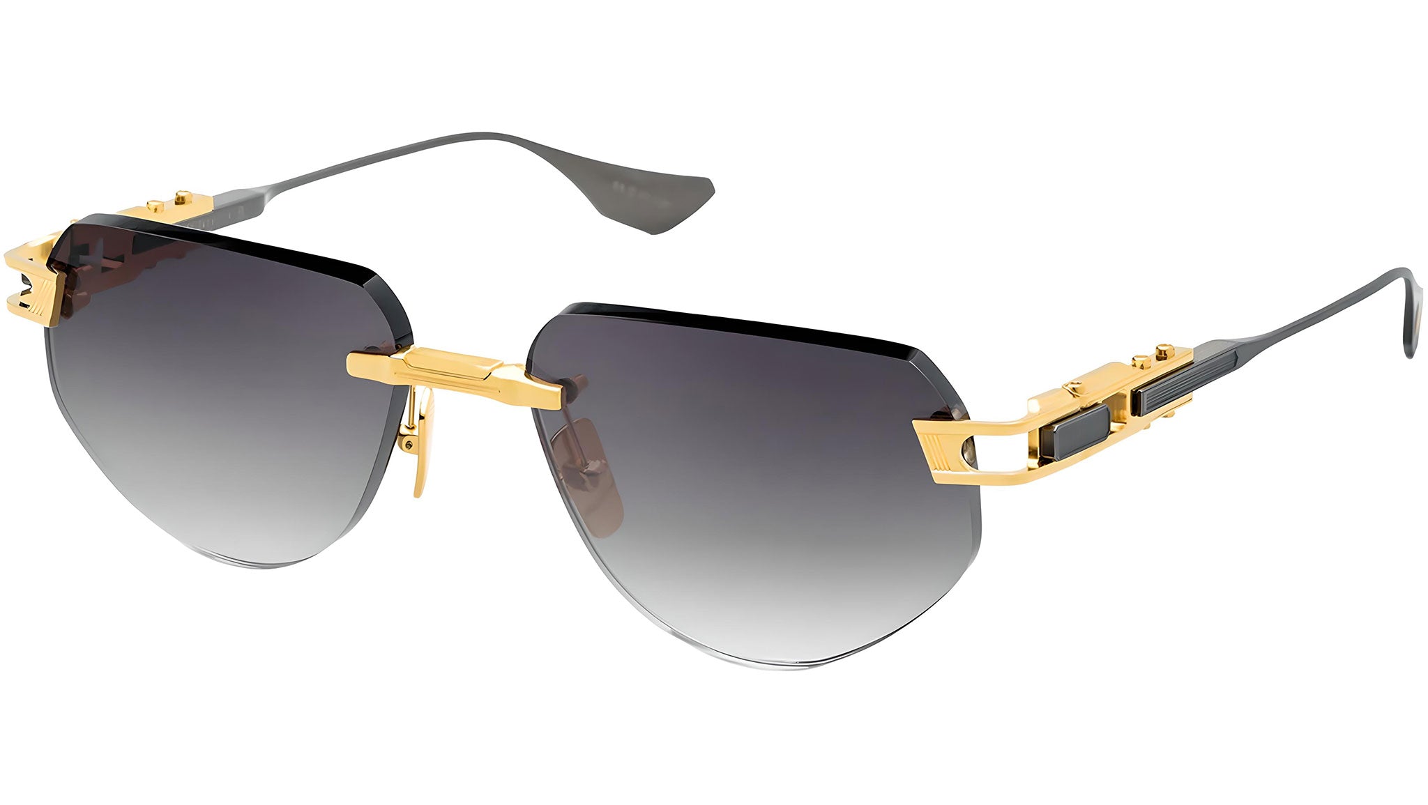 DITA ゴールドフレーム サングラス Dita Grand-Imperyn DTS164 Sunglasses 01 Yellow Gold / Black Iron