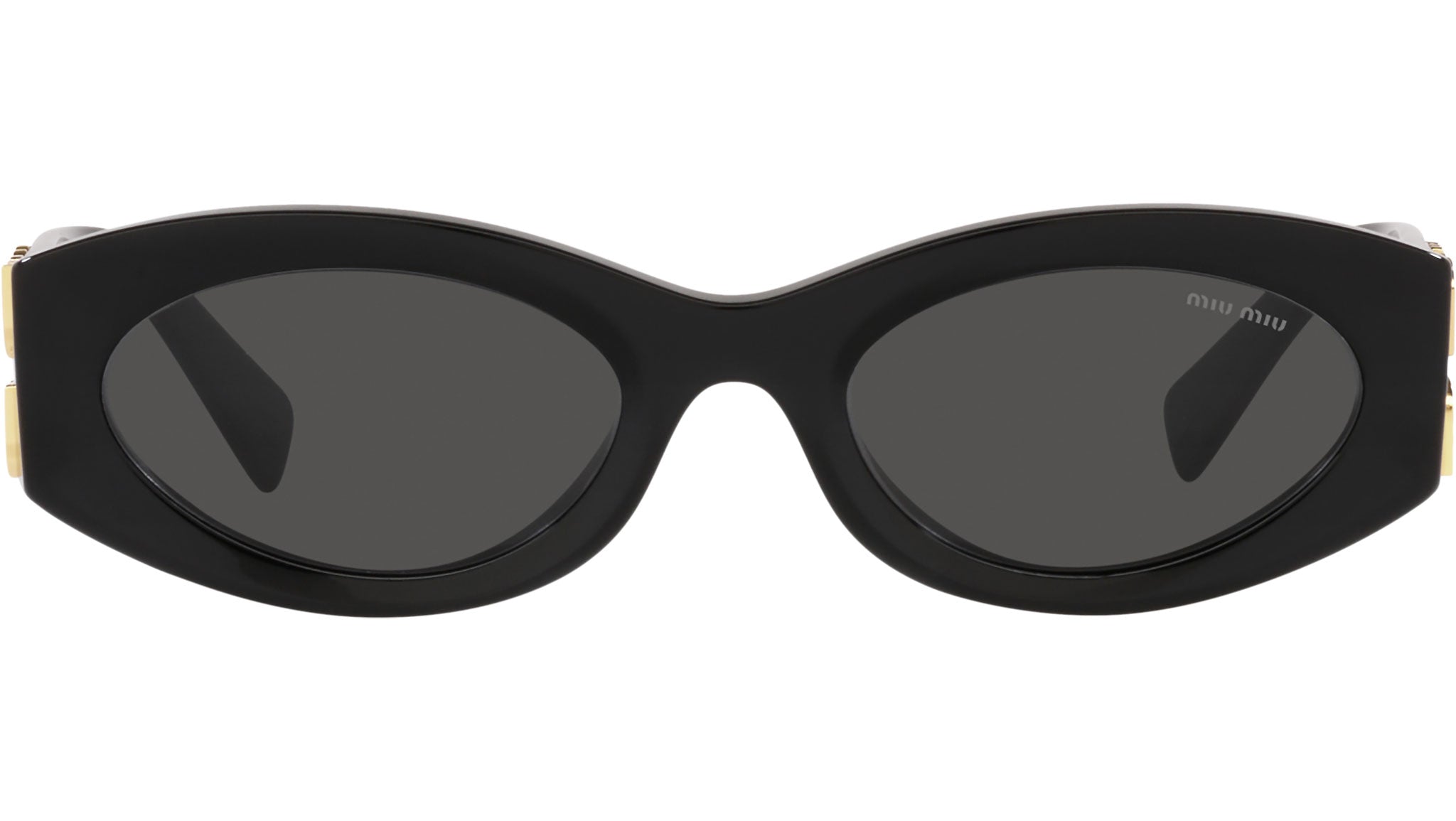miu miu ブラック サングラス　MU 11WS 1AB5S0 Miu Miu MU 11WS Sunglasses 1AB5S0 Black - eye-oo.com