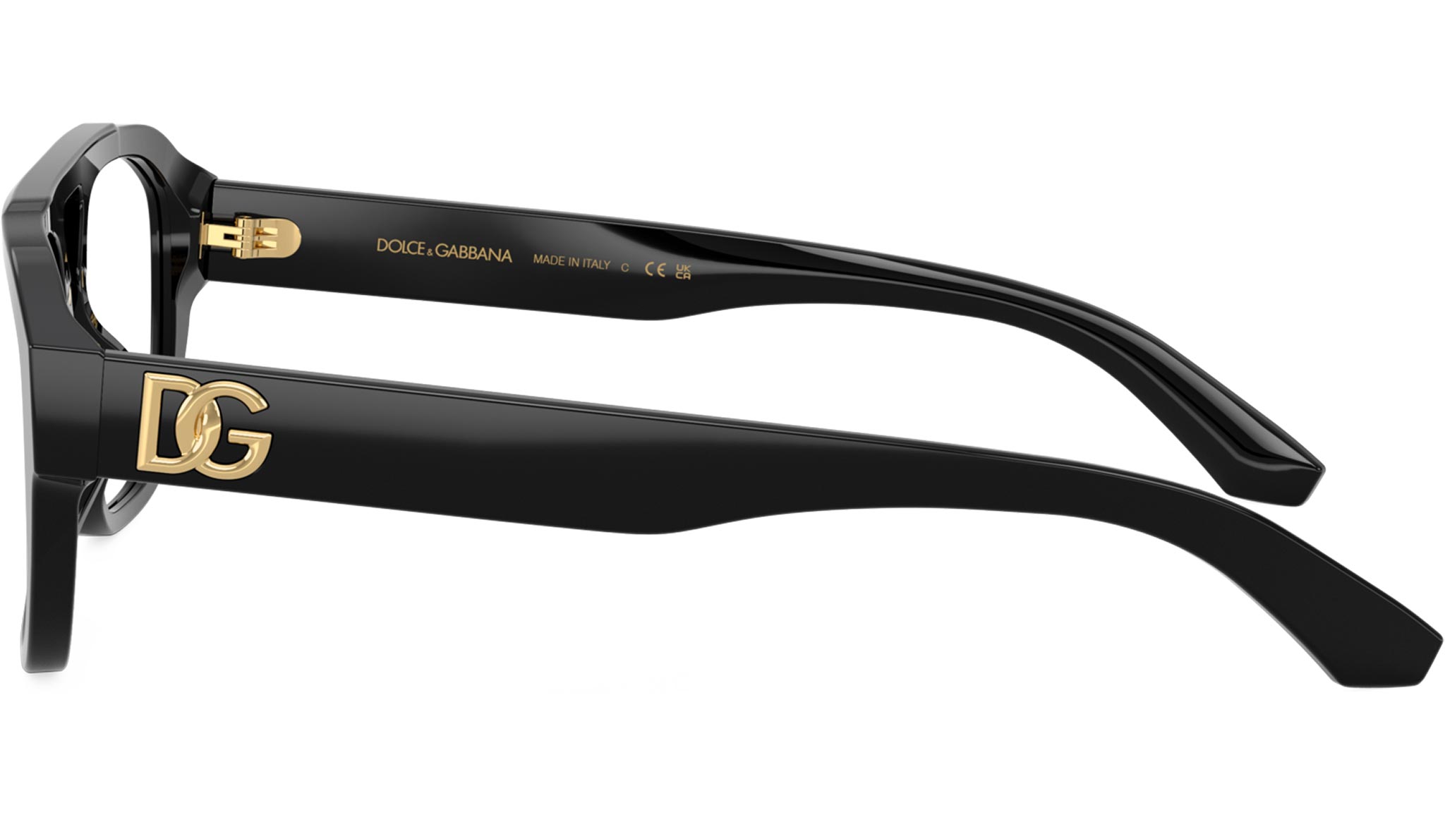 DOLCE & GABBANA Eyeglasses DG 3415 2525 55-20 145 Black Rectangular Frames Dolce & Gabbana DG 5114 Glasses 2525 Matte Black - eye-oo.com main image 2