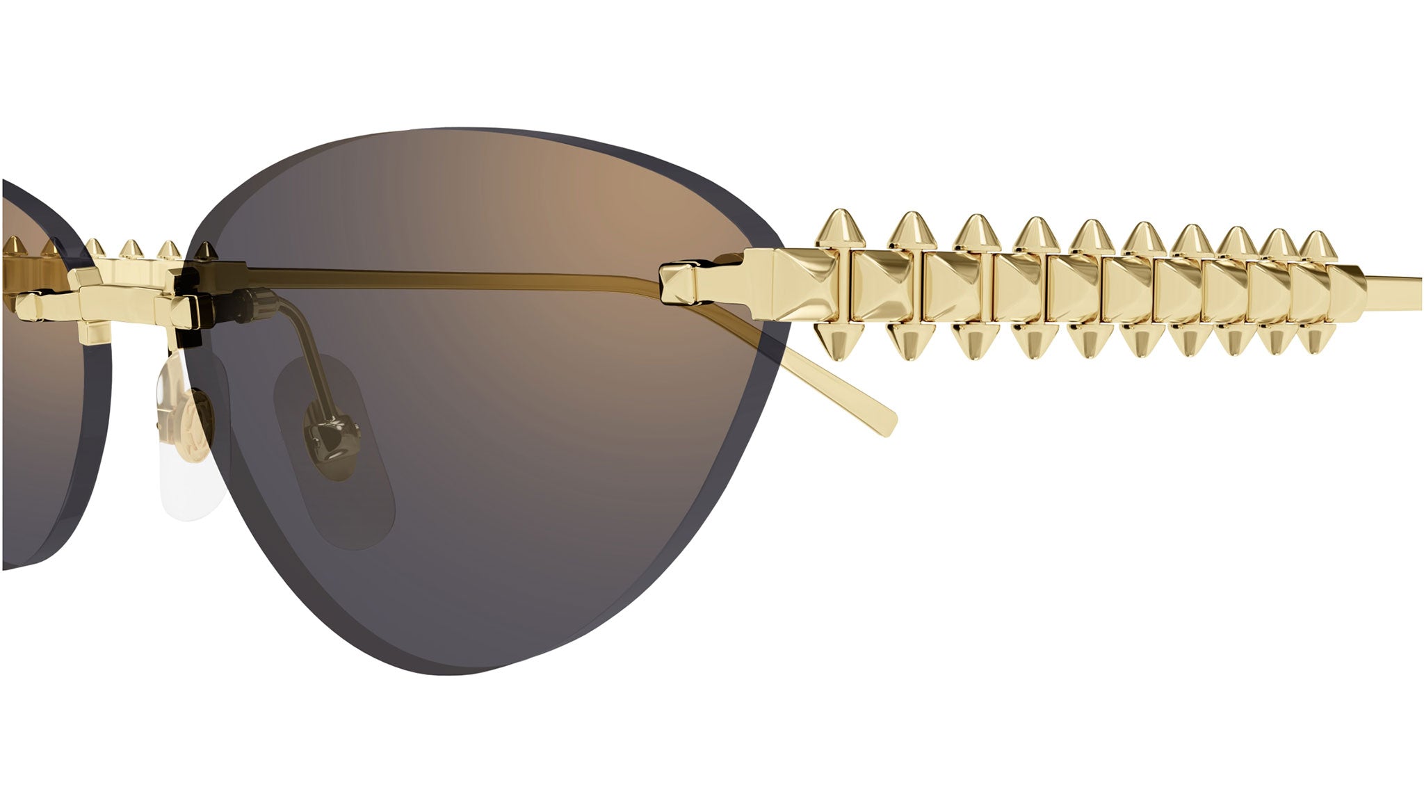 カルティエ　Cartier サングラス Cartier CT0543S 003 Sunglasses Shiny Gold Pink - eye-oo.com
