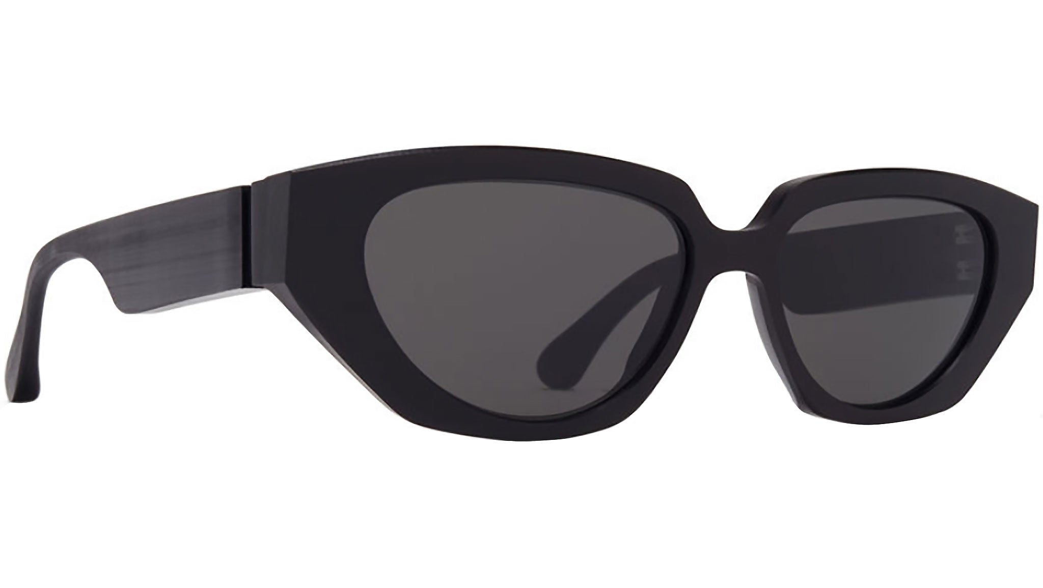 Mykita MMRAW015 Sunglasses RBK Raw Black Dark Grey - eye-oo.com