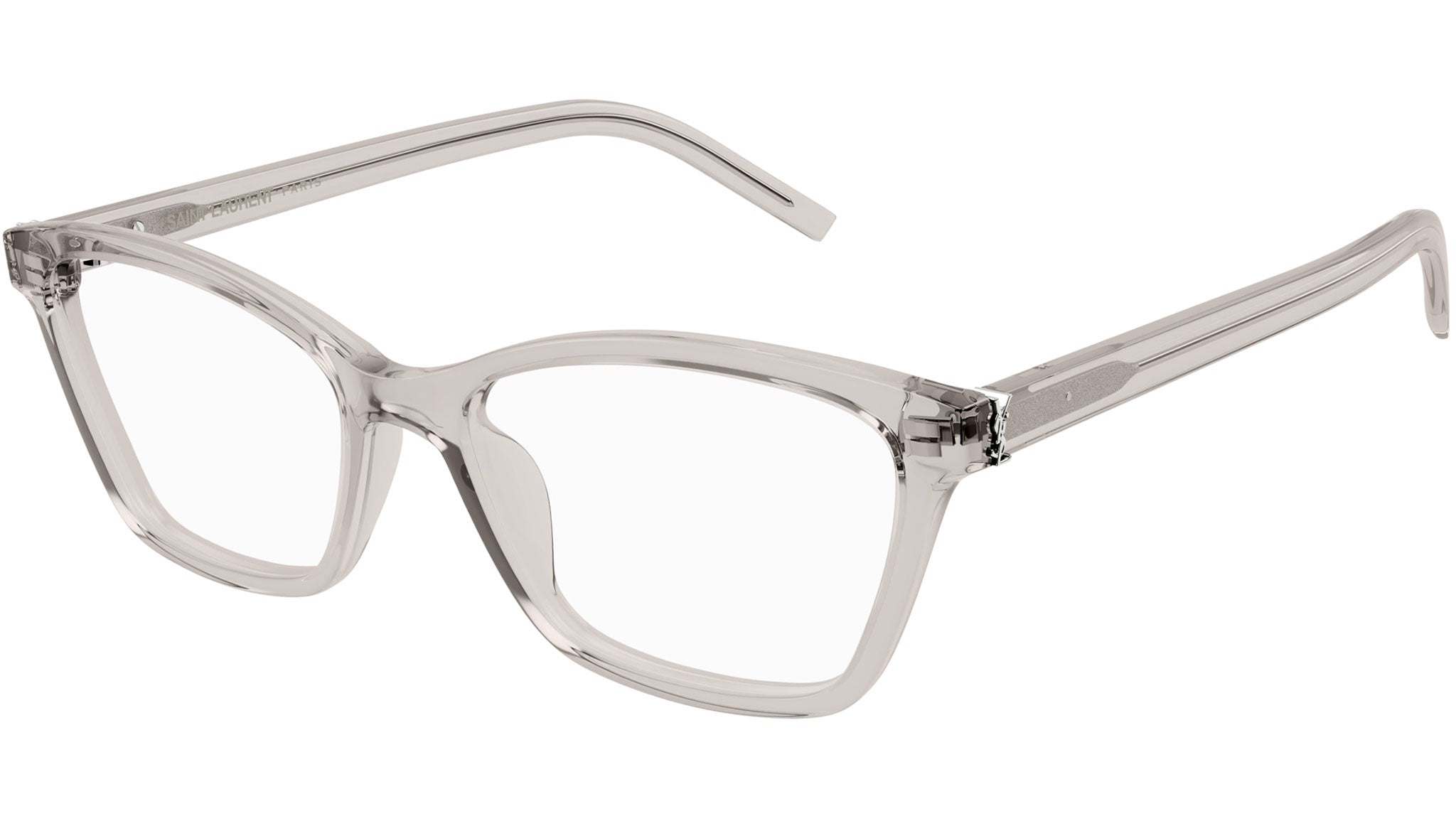Saint Laurent SL M128 Eyeglasses 009 Transparent Nude - eye-oo.com