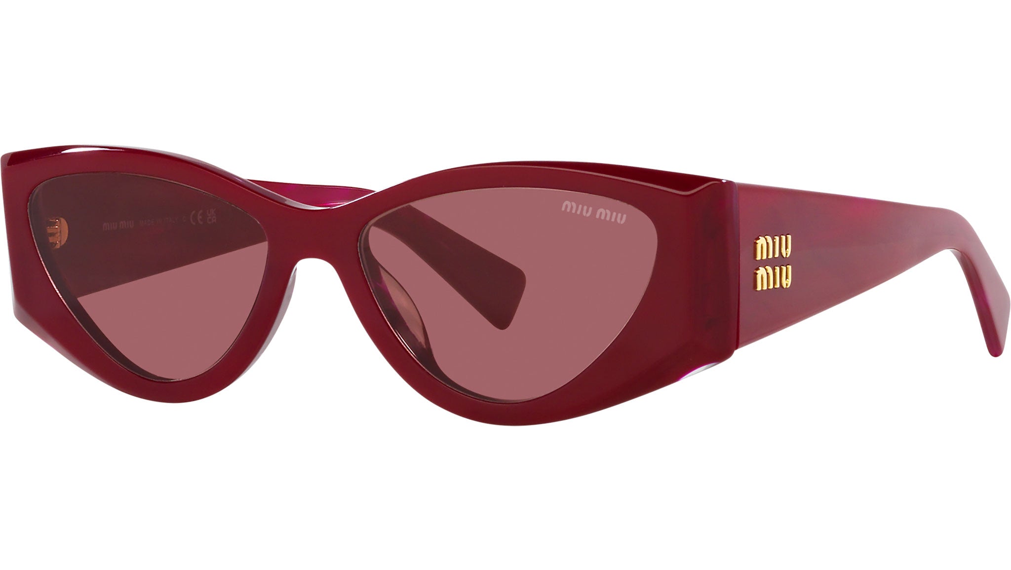 Miu Miu MU 06YS Sunglasses 16H08S Red - eye-oo.com