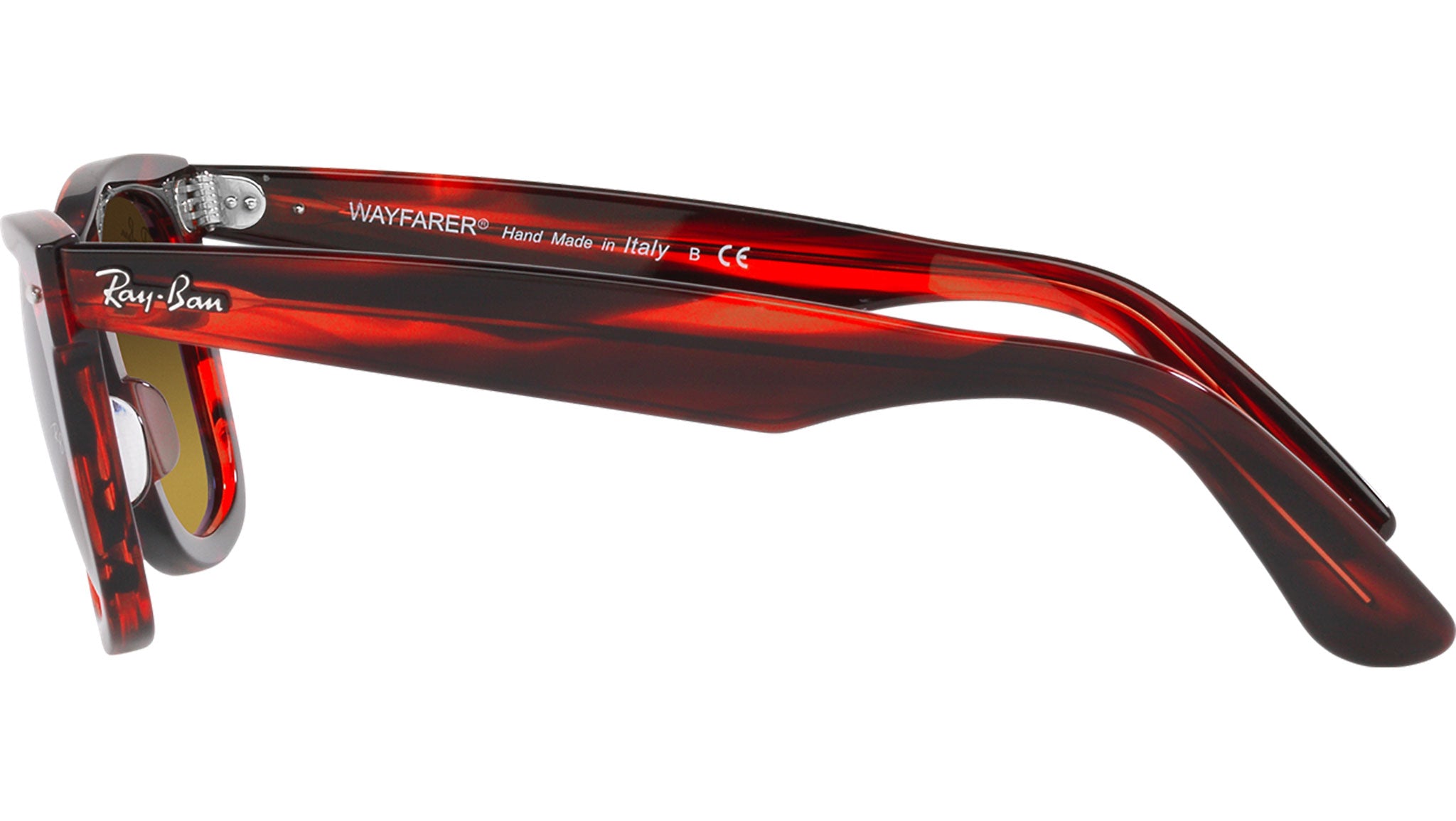 どっとくんページ Ray-Ban Wayfarer RB2140 136285 Red Sunglasses - eye-oo.com