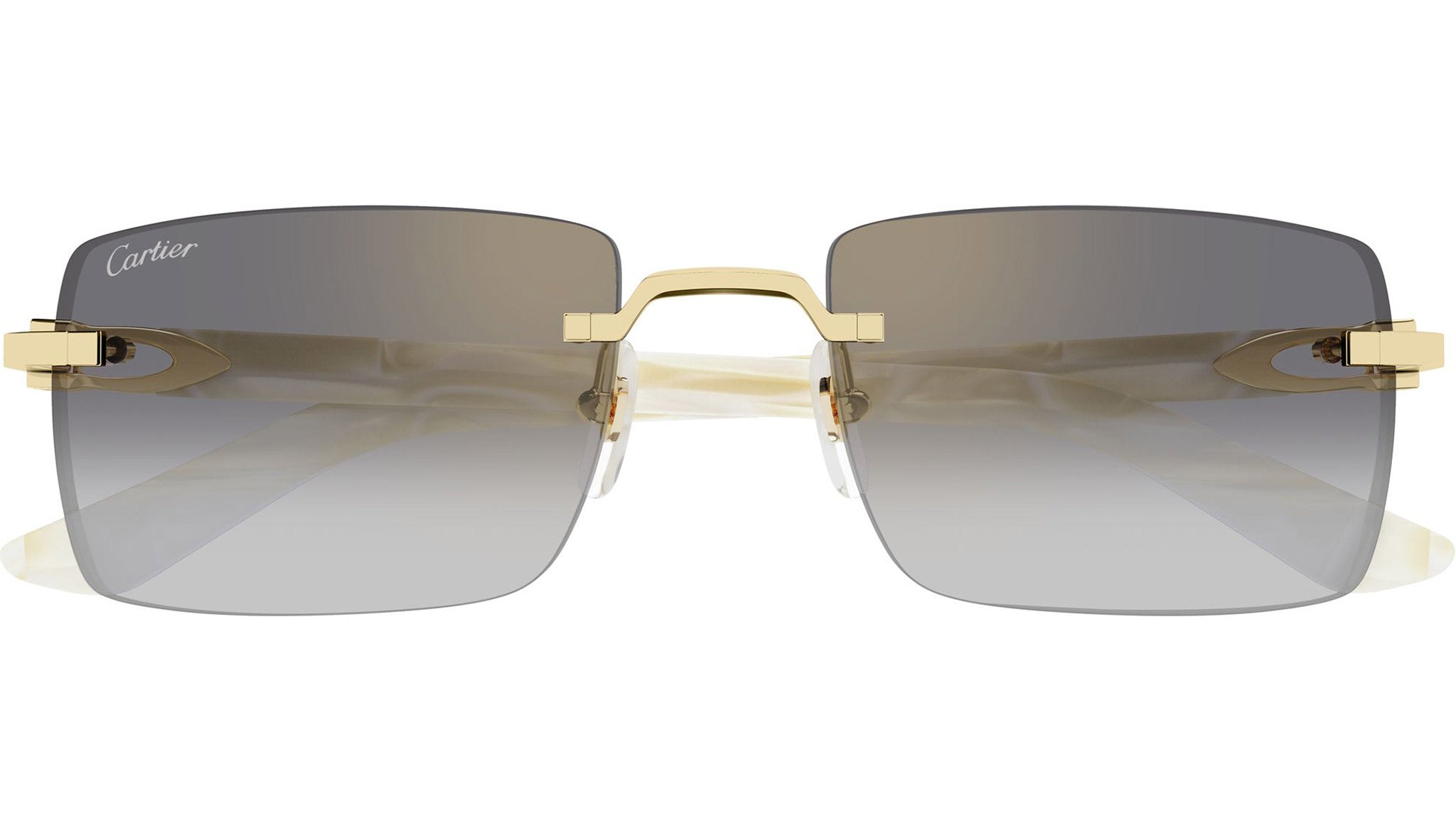 Cartier CT0579S Sunglasses Shiny Gold - eye-oo.com