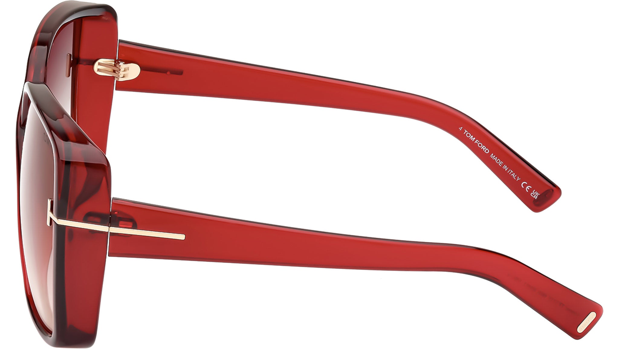 NEW TOM FORD YVONNE TF1117 66G SUNGLASSES RED WOMEN EYEWEAR FT1117 66G NEW TOM FORD YVONNE FT1117 66G SUNGLASSES RED WOMEN TF1117 66G main image 3