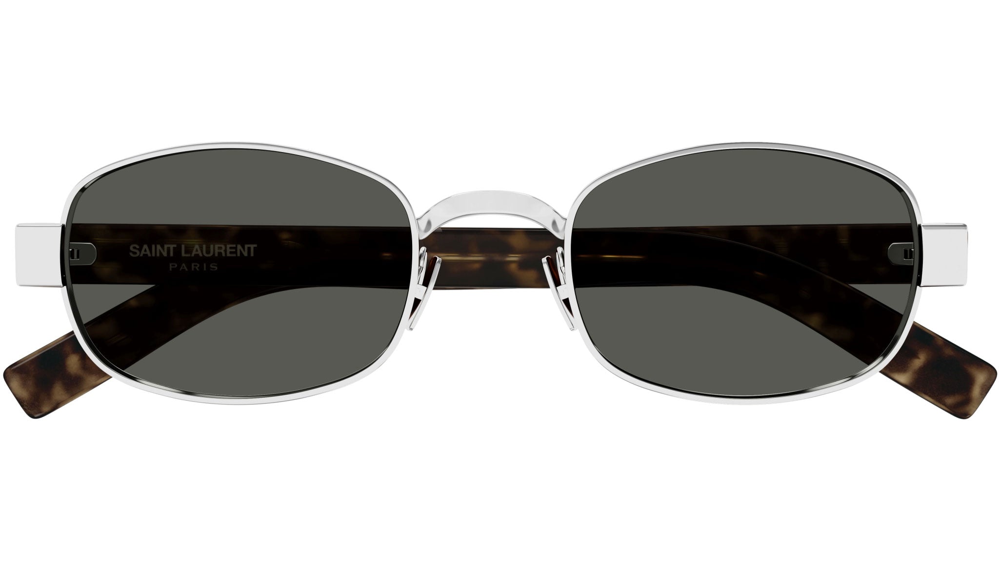 Saint Laurent Metal Frame Sunglasses with Case Saint Laurent Unisex Mask Metal Shield Sunglasses | Neiman  main image 3