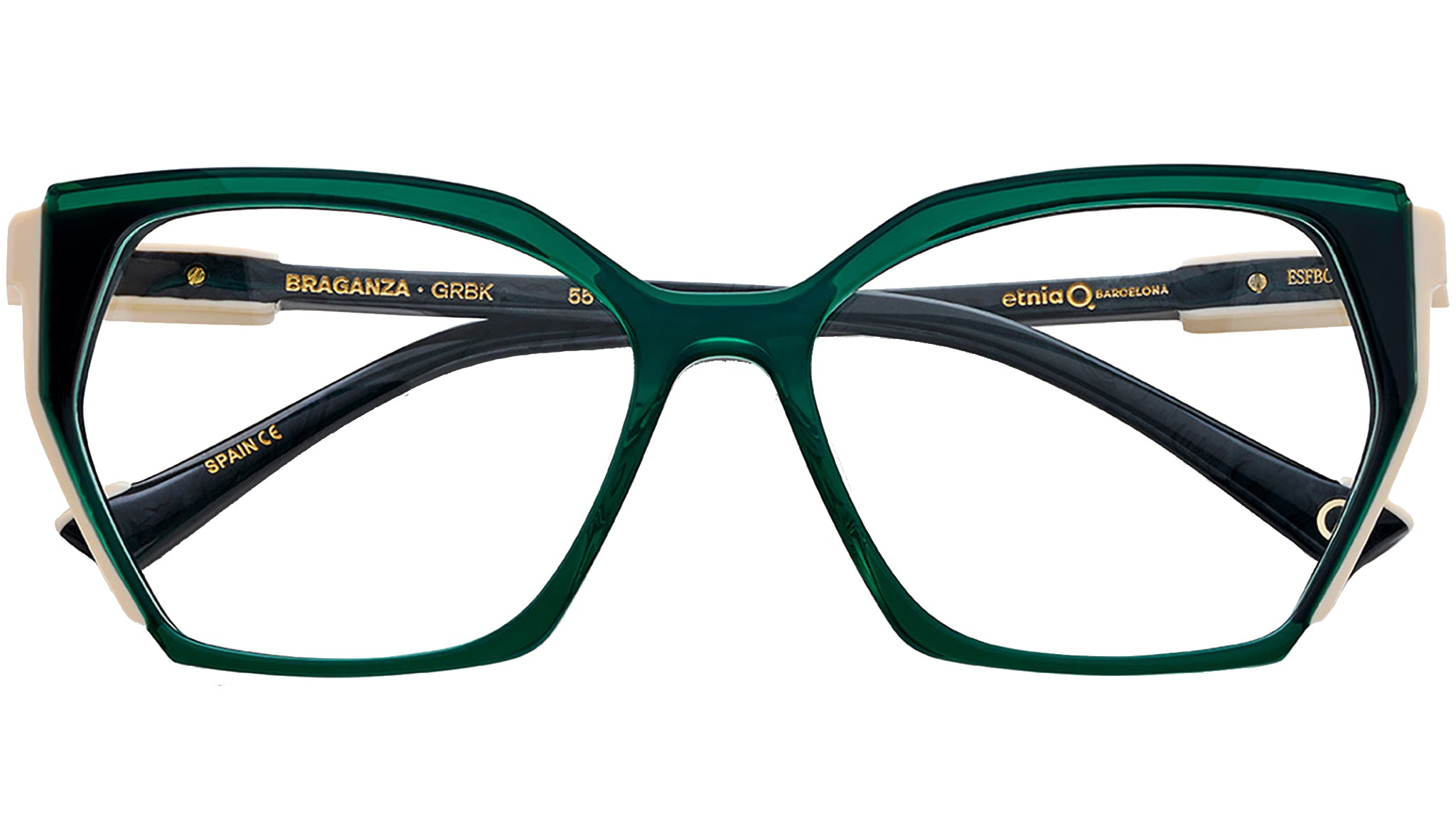 Etnia Barcelona BRAGANZA 55O Eyeglasses Green - eye-oo.com