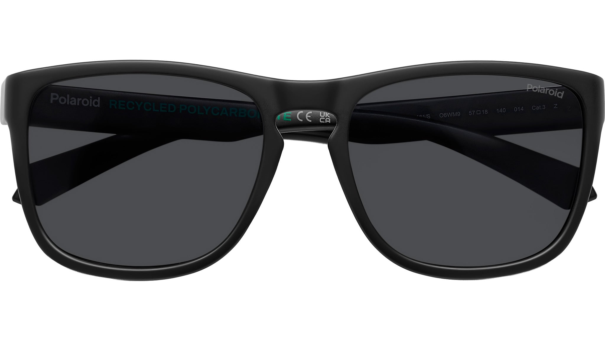 Polaroid PLD 2161/S O6W M9 Sunglasses Matte Black Grey - eye-oo.com