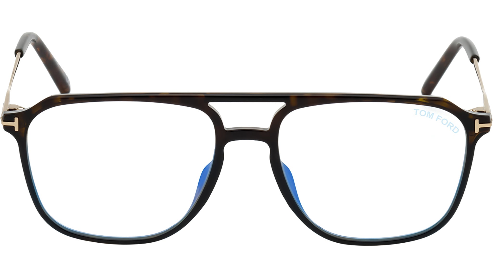 Tom Ford FT5665-B Glasses 052 Dark Havana / Rose Gold - eye-oo.com