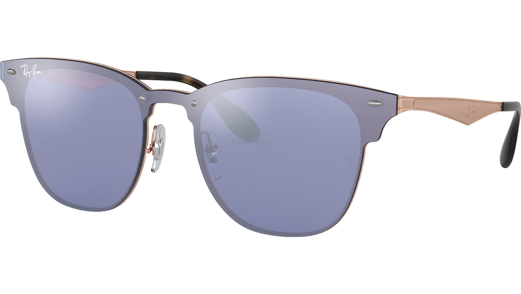 Ray-Ban Blaze Clubmaster RB3576N 90391U Bronze Sunglasses  display picture 2