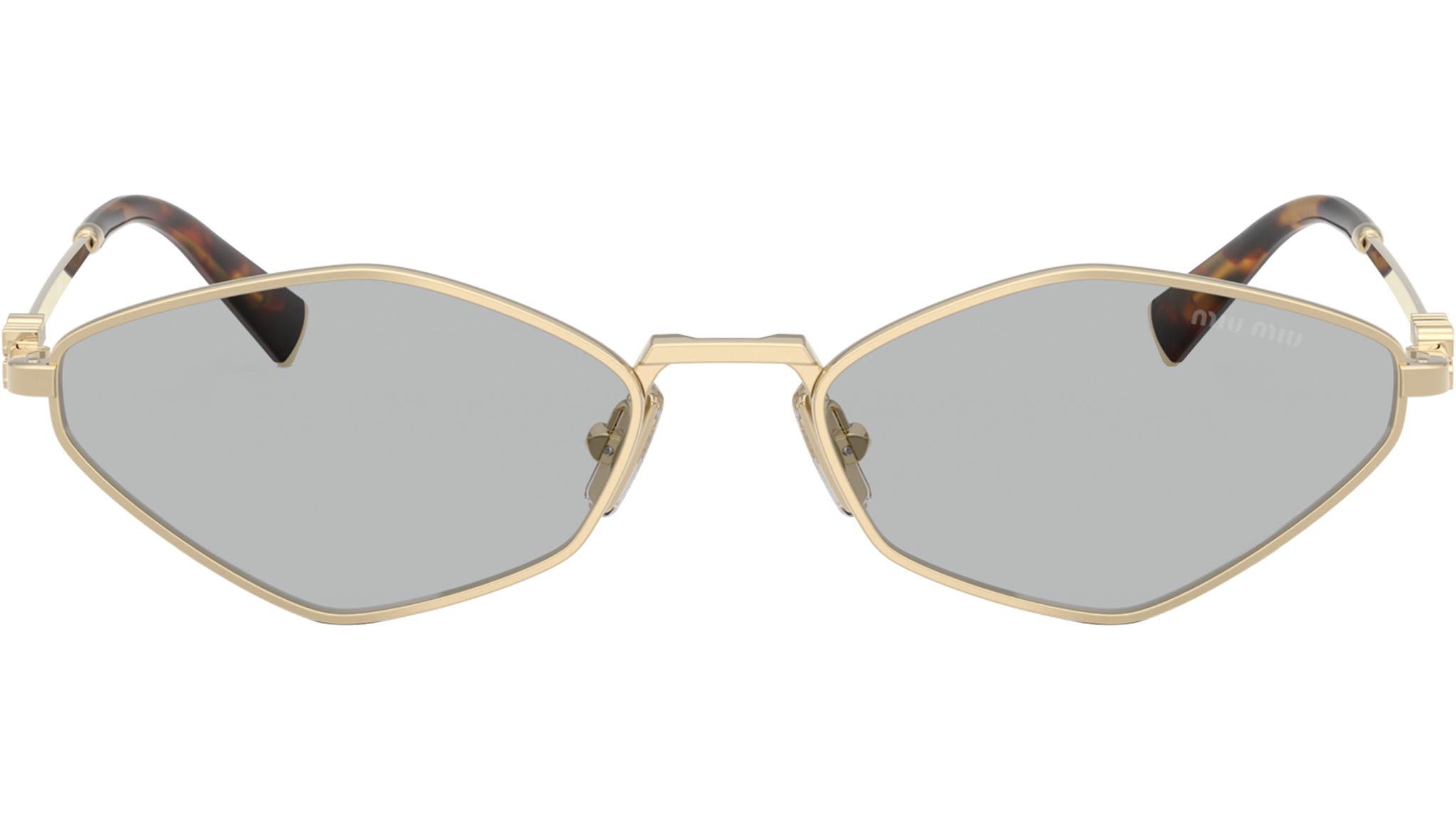 MU 56ZS Miu Miu Sunglasses ZVN50K Pale Gold - eye-oo.com