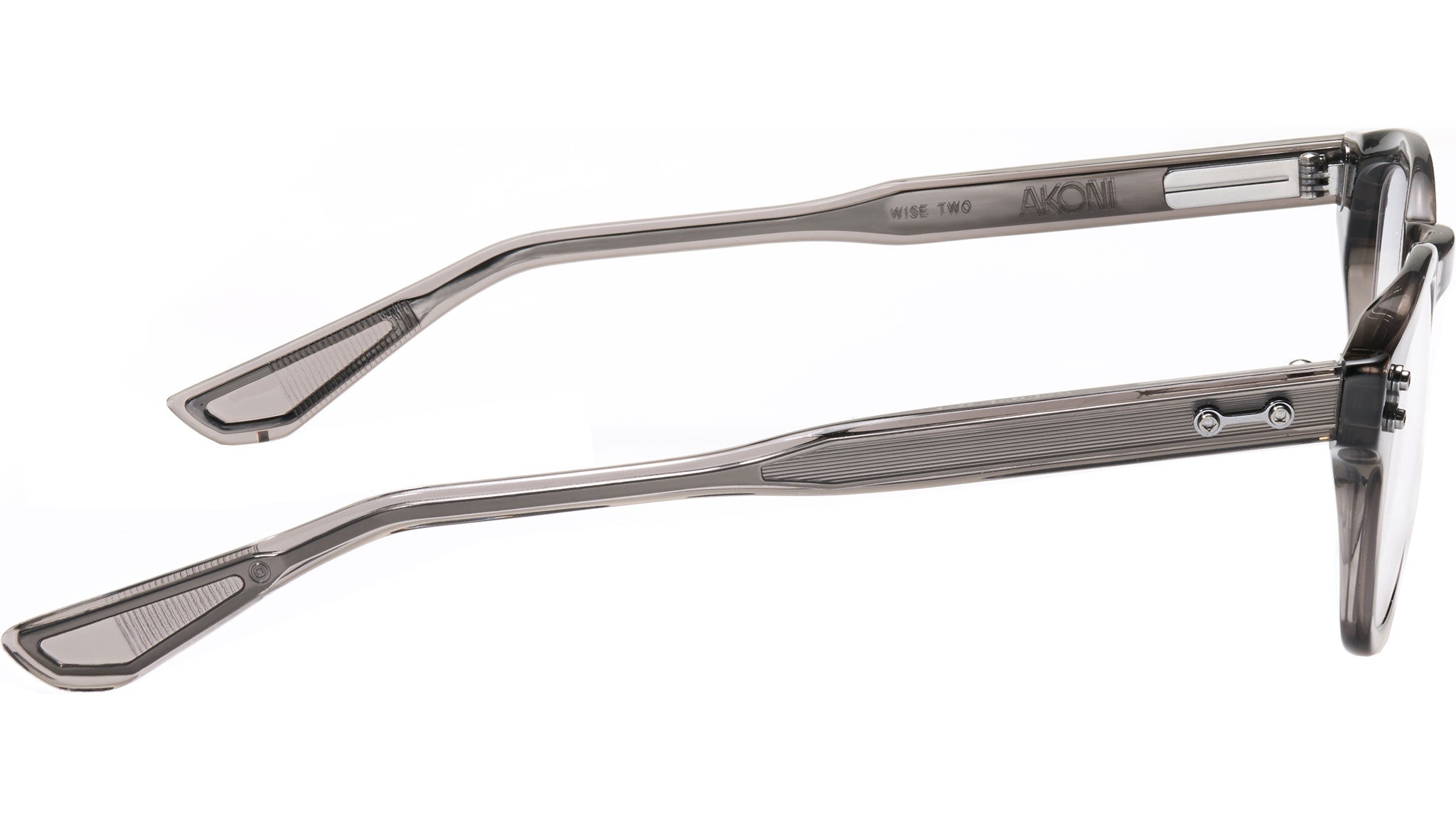 ako Akoni Wise Two Crystal Grey Glasses AKX-516B - eye-oo.com