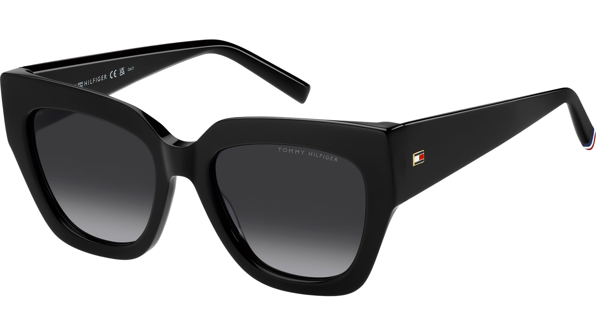 TH 2223/S Tommy Hilfiger Sunglasses 807 9O Black - eye-oo.com display picture 1