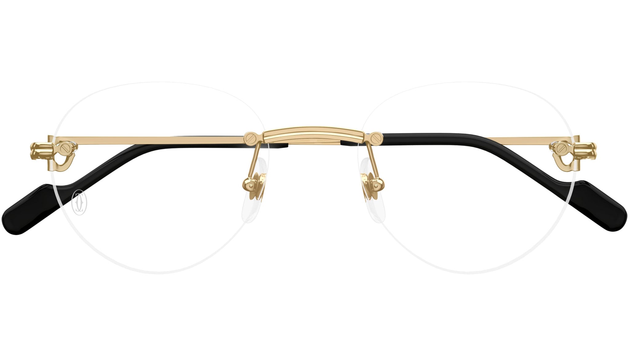 Cartier Première CT0514O Eyeglasses 001 Shiny Gold - eye-oo.com