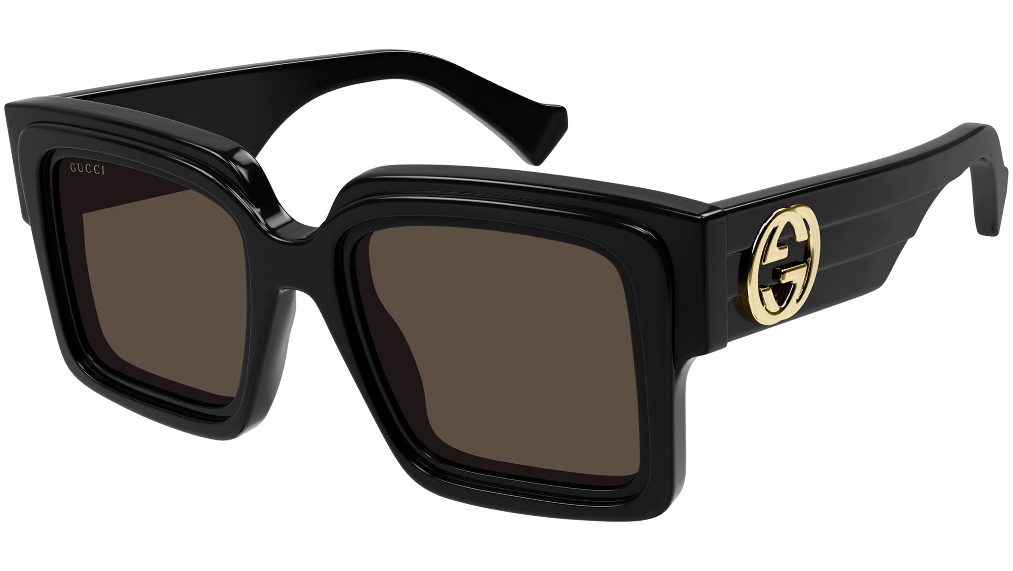 サングラス GUCCI Gucci - GG1307S - 001 (GG1307S 001 BLACK BLACK BROWN) Gucci Sunglasses GG1307S 001 Black - eye-oo.com