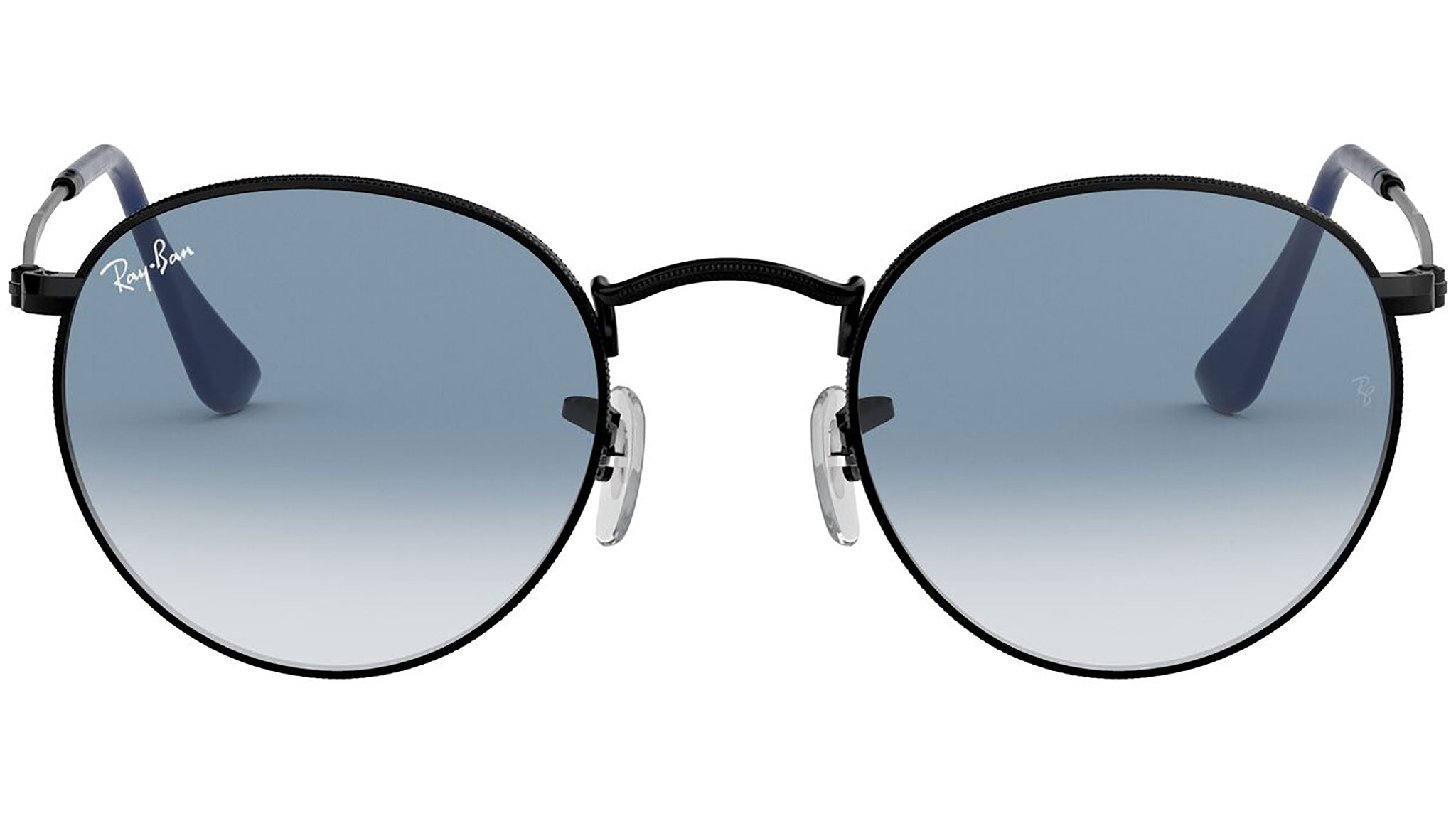Ray-Ban Round Metal RB3447 006/3F Black Sunglasses - eye-oo.com