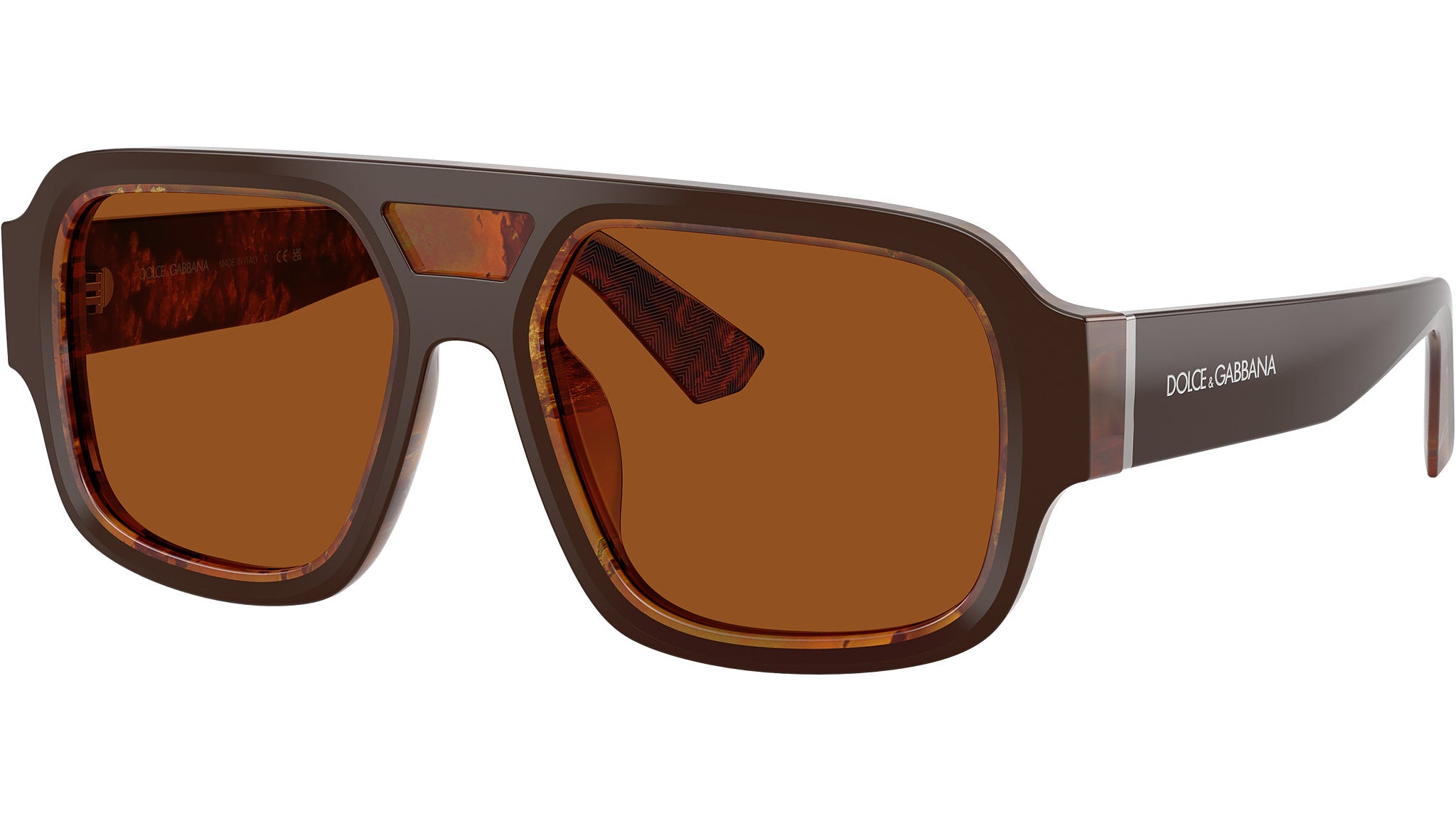 Dolce & Gabbana DG 4516 Sunglasses 345673 Top Brown / Pearl Gold