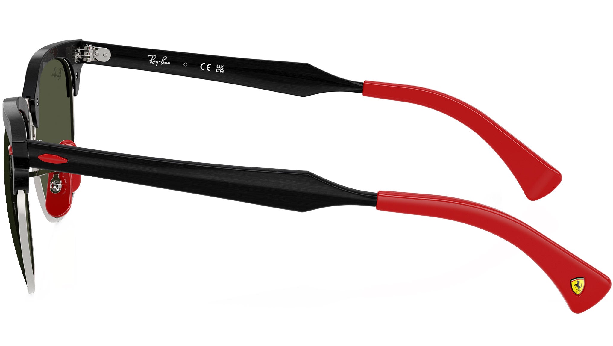 Ray-Ban RB3807M Sunglasses F11031 Brushed Black On Silver