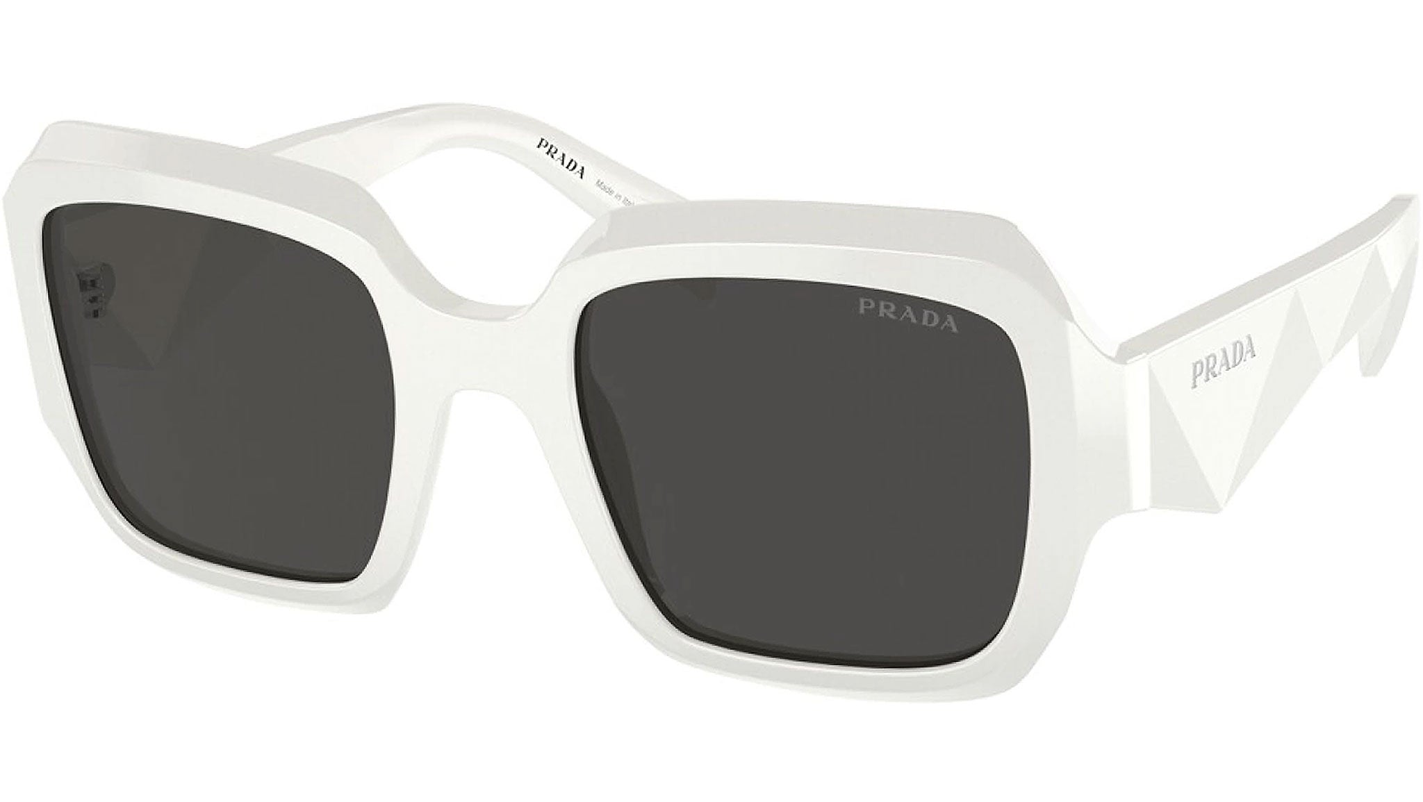 Prada Sunglasses in Talc with Black Lenses Prada PR 15WS Black 09Q5S0 Sunglasses for Women main image 4