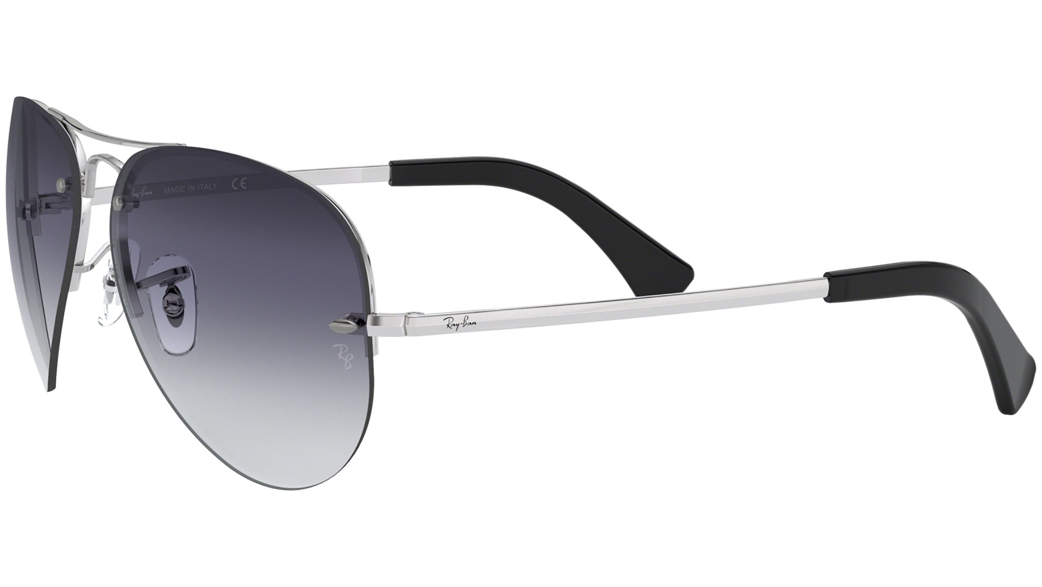 Ray-Ban RB3449 003/8G Silver Sunglasses - eye-oo.com display picture 3