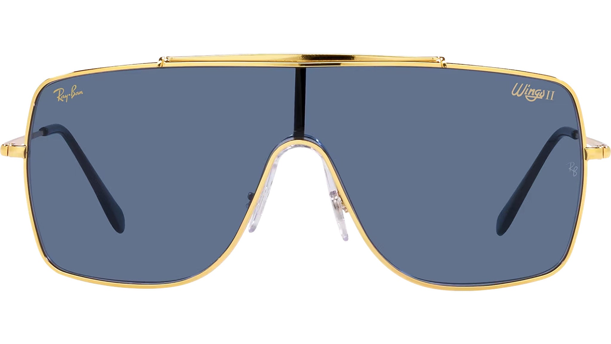 Ray-Ban Wings II RB3697 924580 Gold Sunglasses - eye-oo.com display picture 1