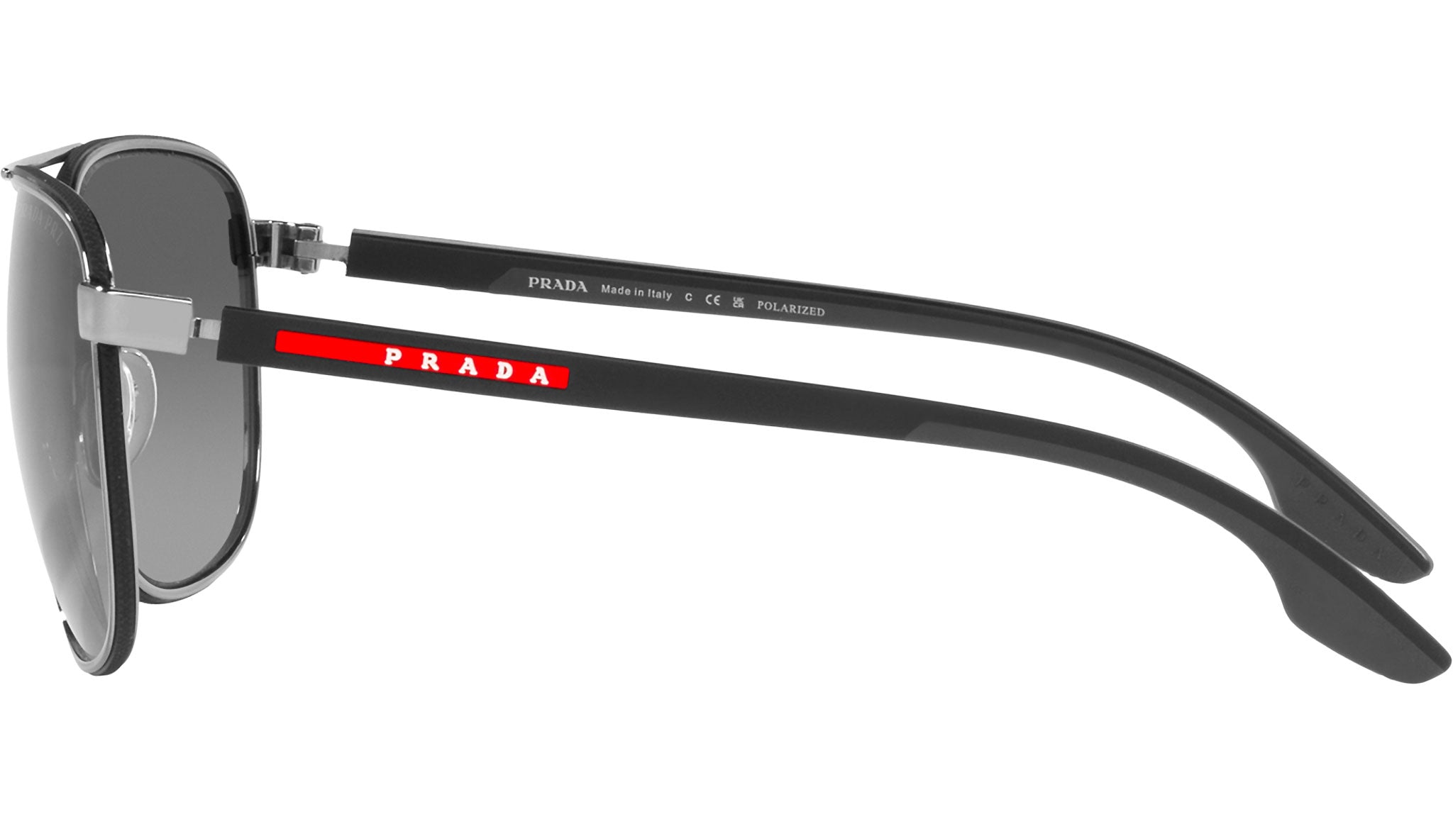 Prada Linea Rossa Sunglasses PS50YS 5AV06G Gunmetal - eye-oo.com