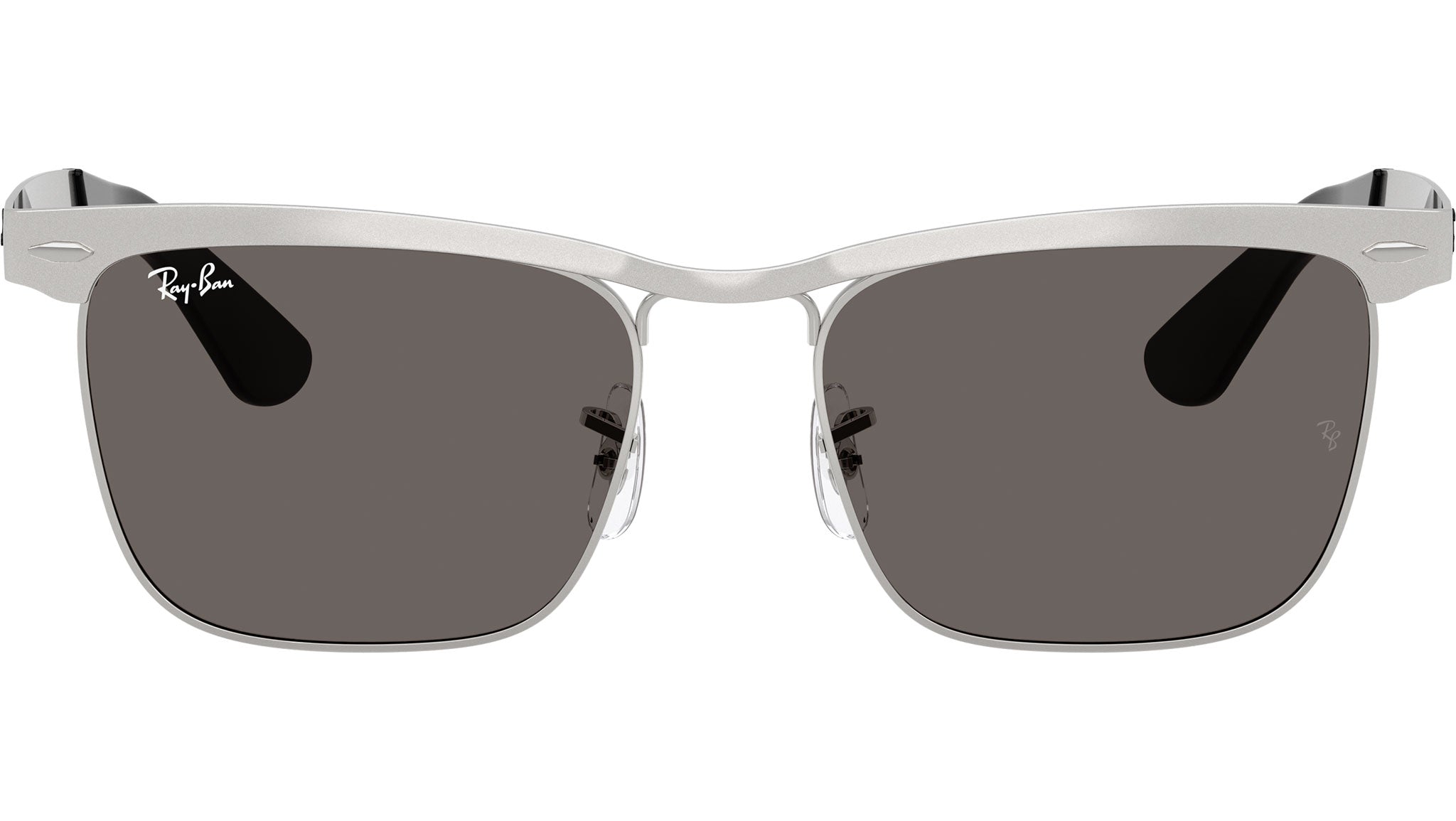 RB3875 Ray-Ban Sunglasses 019/B1 Sandblasted Silver On Silver