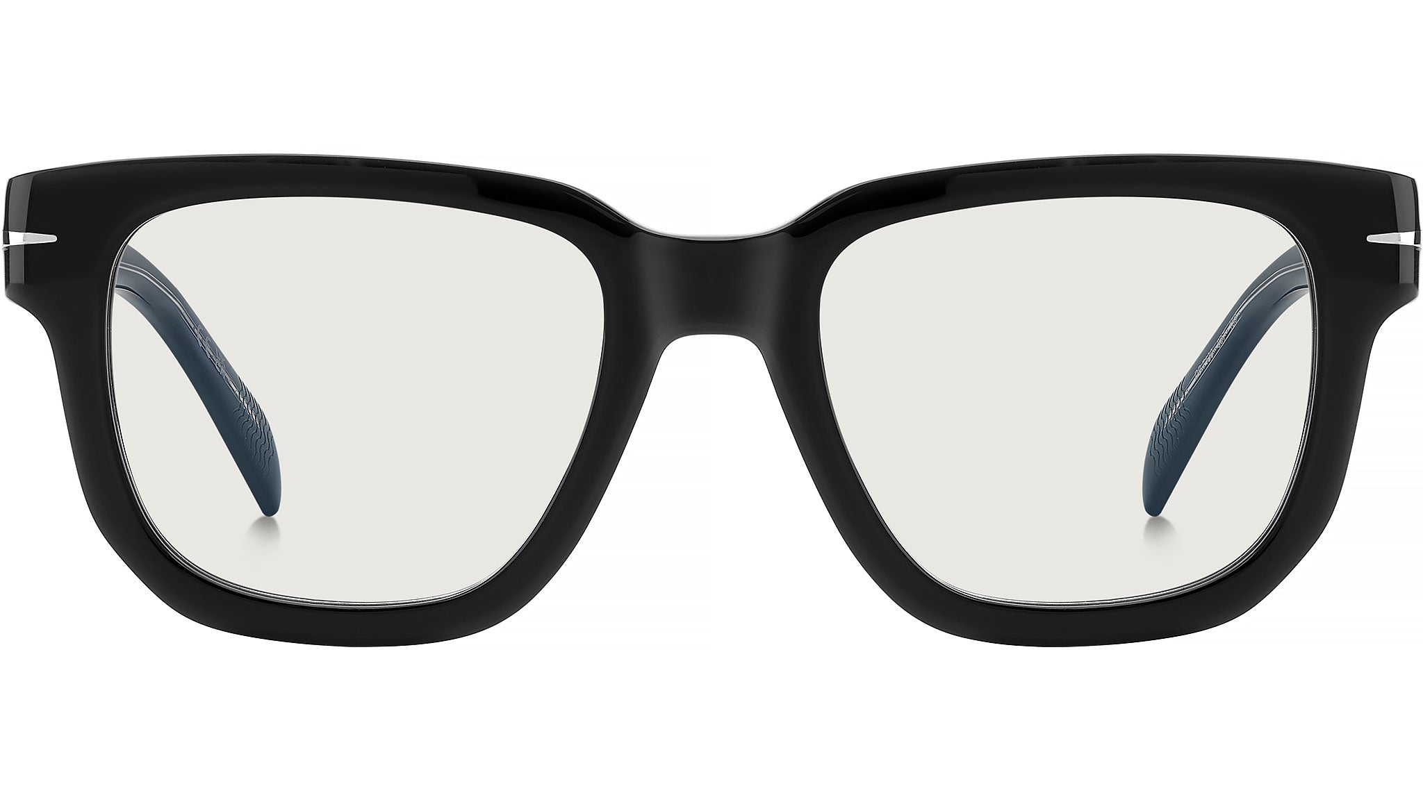 Occhiali Da Vista David Beckham DB 7072/F Uomo – Colore Oro/nero, Misura 54, Astuccio Incluso