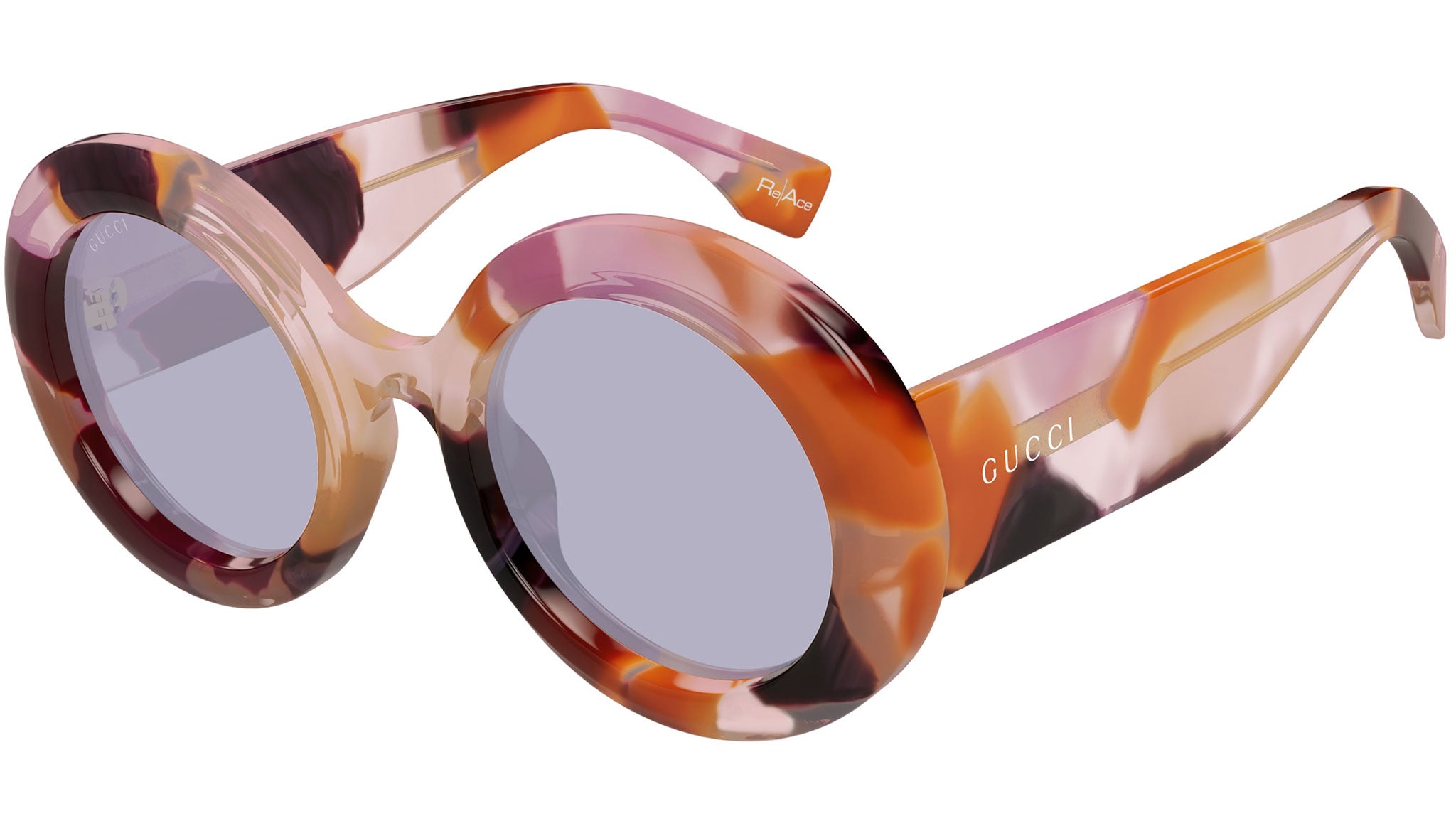 Gucci Tortoiseshell Sunglasses with Pink Lenses GUCCI GG0461SA-003 Women main image 4