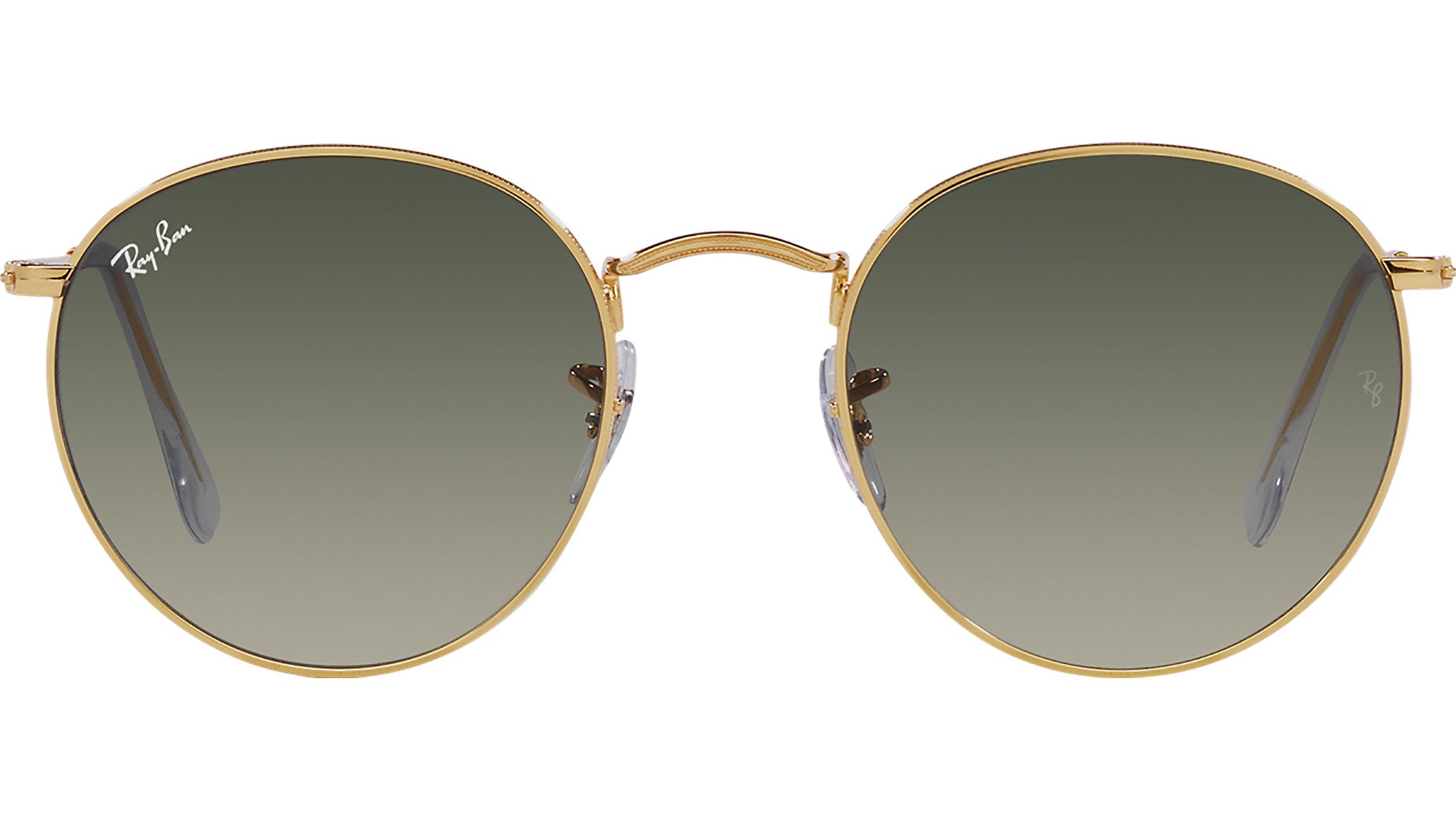 Ray-Ban Round Metal RB3447 001/71 Gold Sunglasses - eye-oo.com