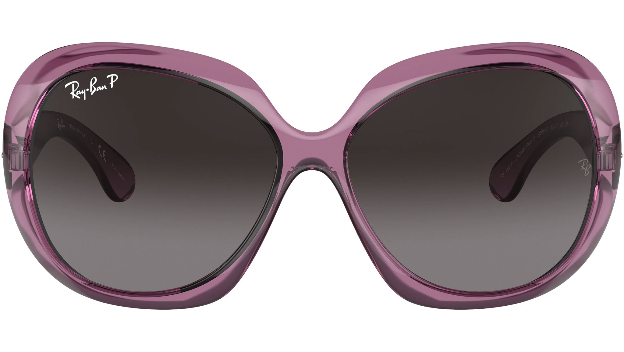 Ray-Ban Jacke Ohh Purple Sunglasses Ray-Ban Jackie Ohh RB4101 58mm - Transparent Violet main image 2