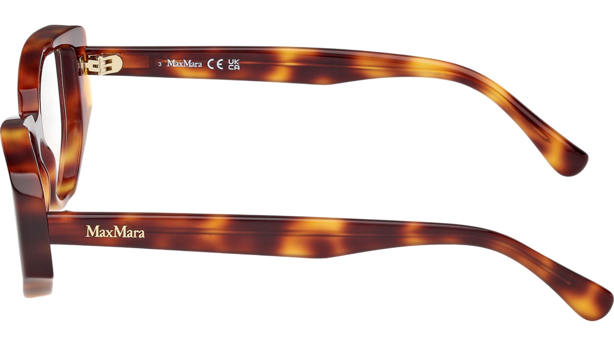 Max Mara MM5159 Glasses MM5159 052 Dark Havana - eye-oo.com