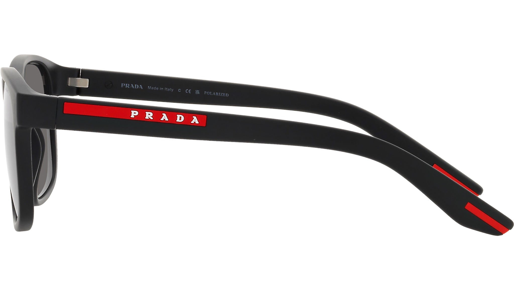 PRADA Black and Red Sunglasses Prada Milano Women Black Square Butterfly Sunglasses PR16YS  main image 2