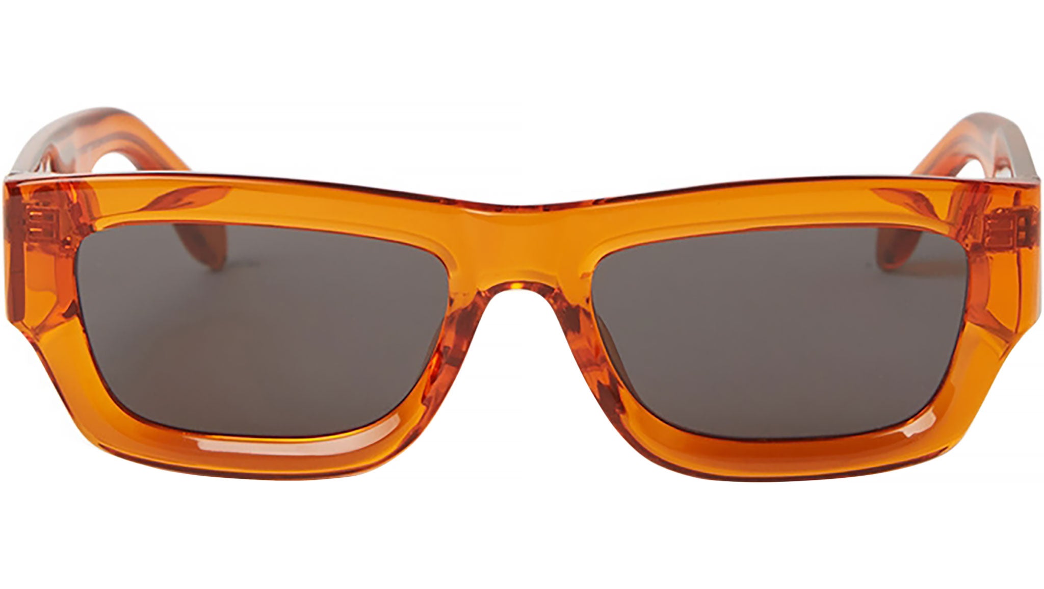 Palm Angels Auberry Sunglasses 2007 Orange Transparent - eye  display picture 3