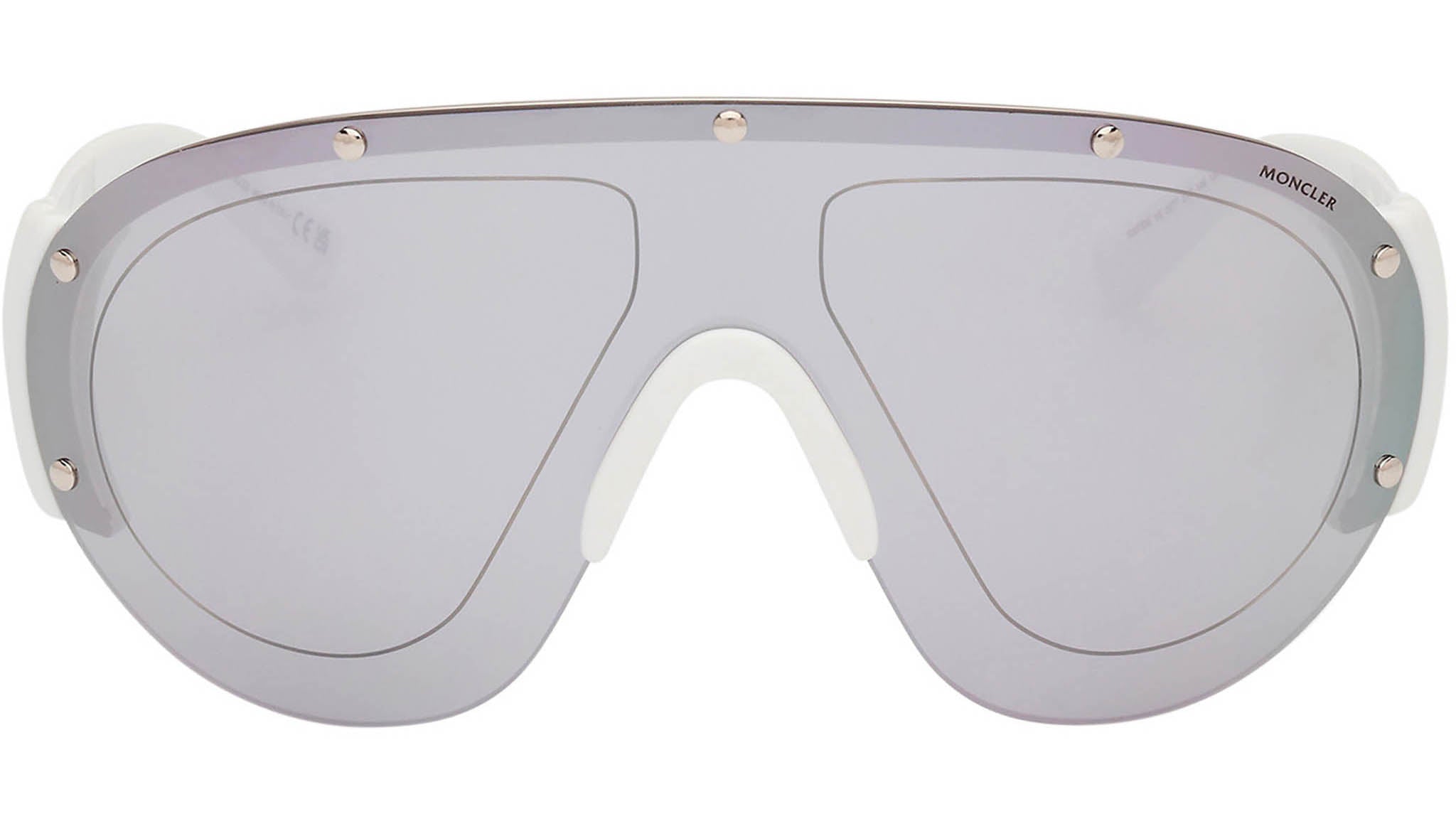 Moncler ML0277 21C Sunglasses White - eye-oo.com