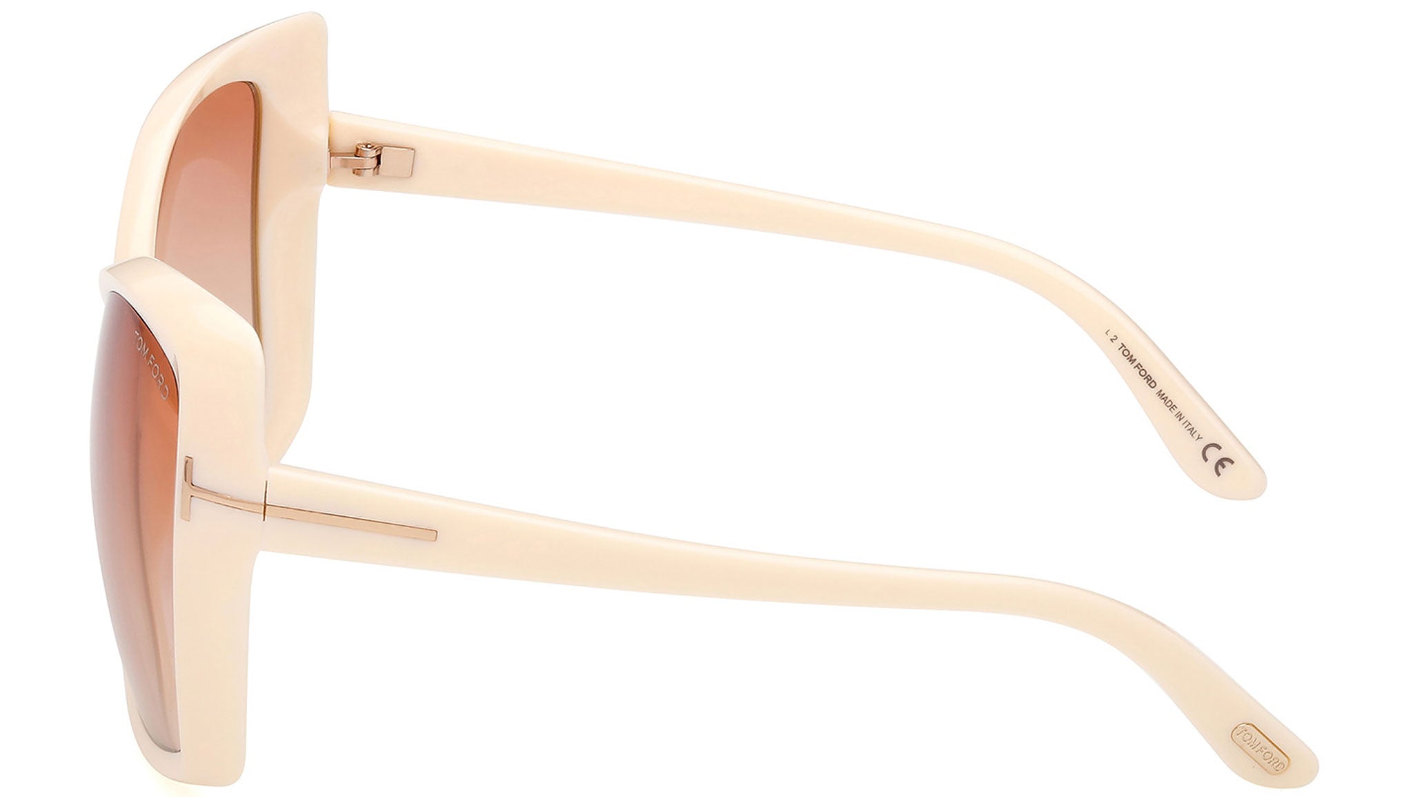 Tom Ford Jasmin Sunglasses FT0943 25T Ivory - eye-oo.com