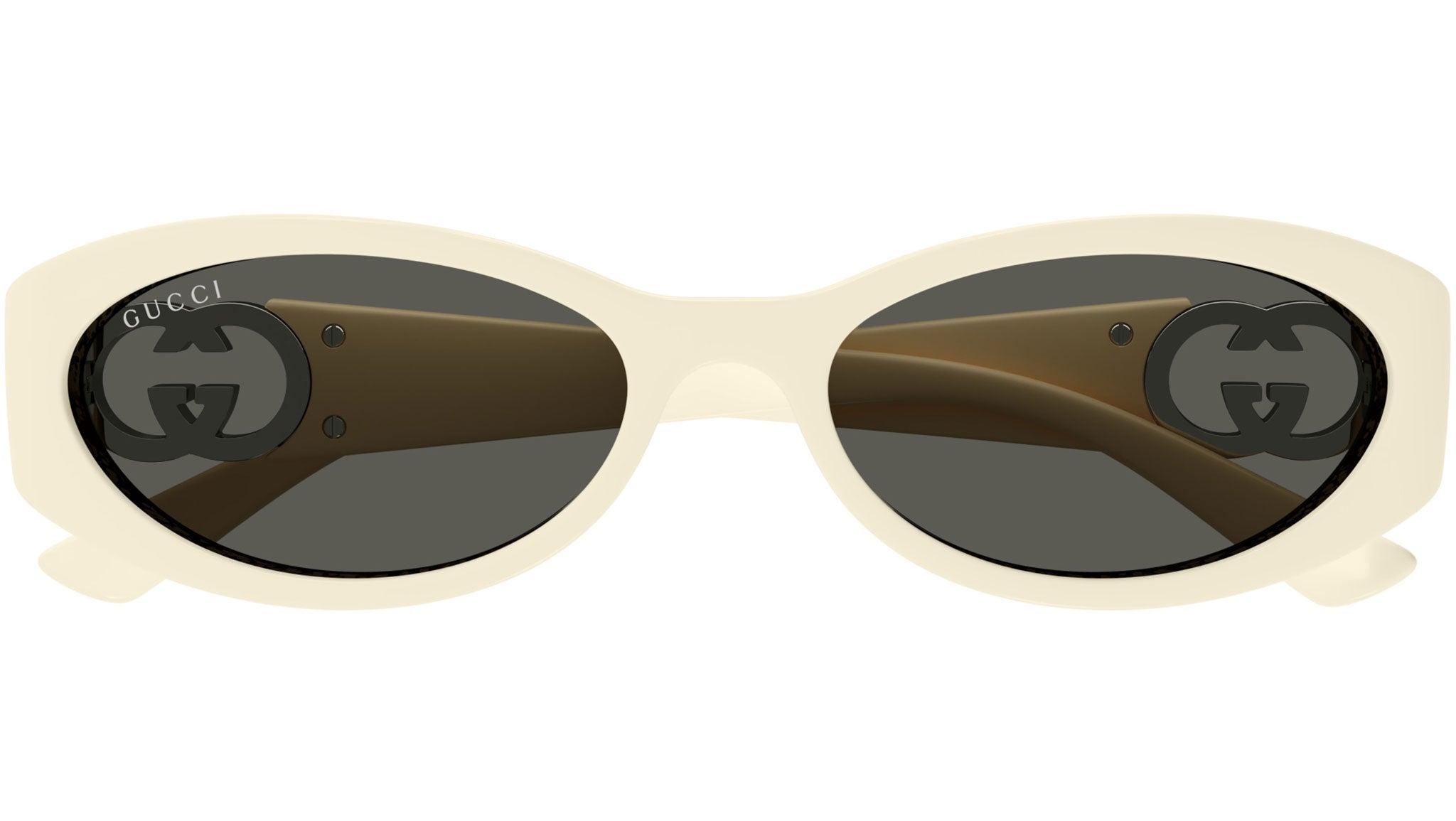 Gucci GG1660S 004 Sunglasses Shiny Ivory - eye-oo.com