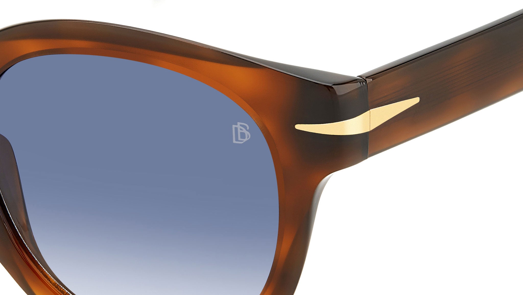 Lunettes De Vue David Beckham DB 7022 - Couleur Havana Brown, Taille 51/21/150 - Pour Homme, Neuf Avec étui