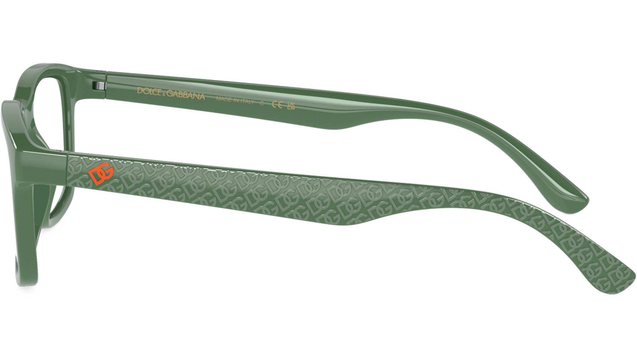 DOLCE&GABBANA 美品　卒業　入学　19cm 子供 Dolce & Gabbana Kids DX 5097 Glasses 3329 Green - eye-oo.com