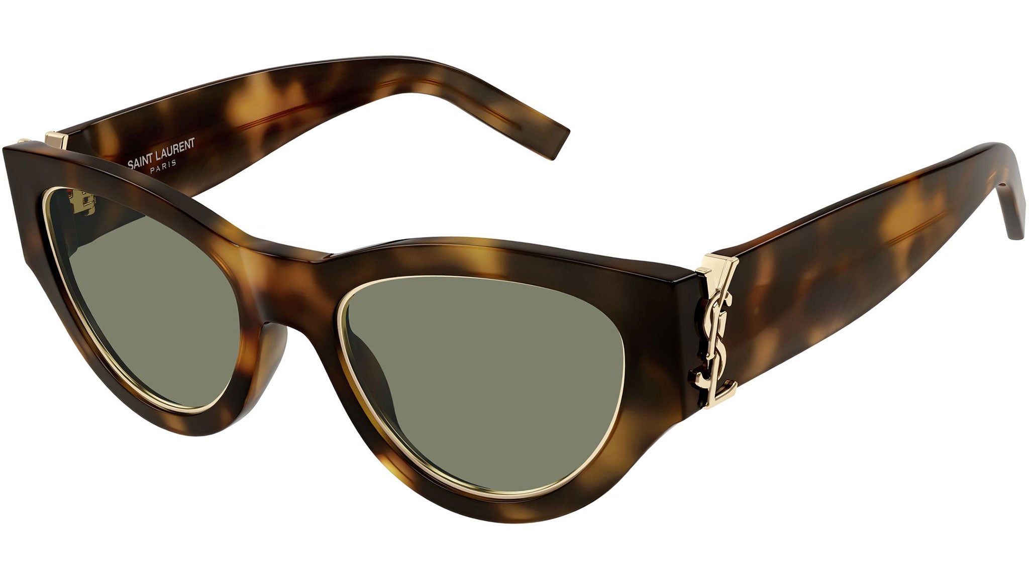 Saint Laurent SL M94 RIM 001 Shiny Havana - eye-oo.com