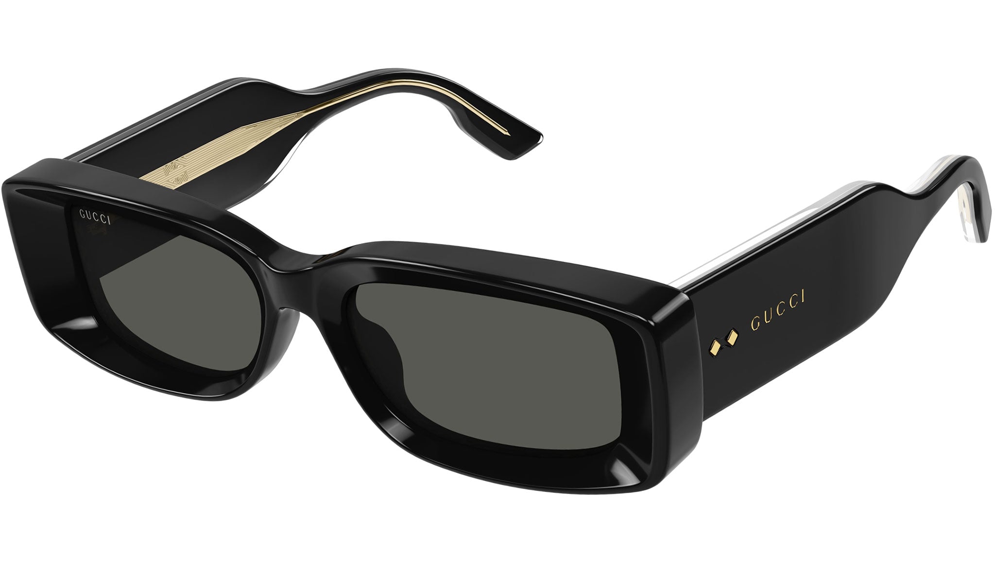 Gucci GG 2888/S Womens Sunglasses Rounded 64-11-135 Italy Gucci Sunglasses GG-0328-S 001 main image 2