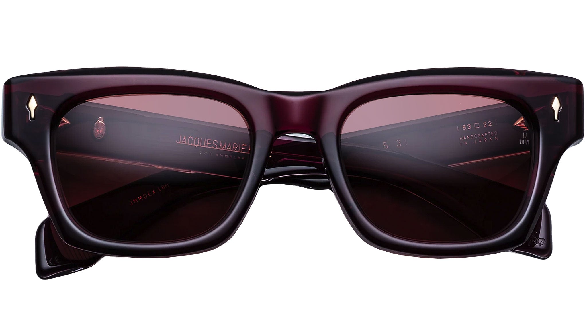 Jacques Marie Mage Dealan 53 Amarena Sunglasses JMMDEX-18M - eye