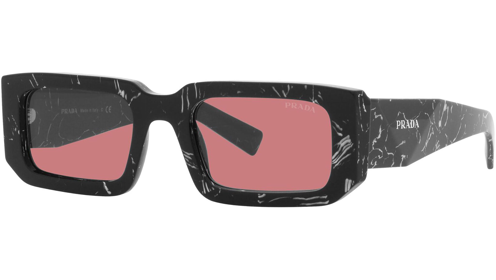 Prada Tortoise Sunglasses PR 06YS | Abstract Black & White with