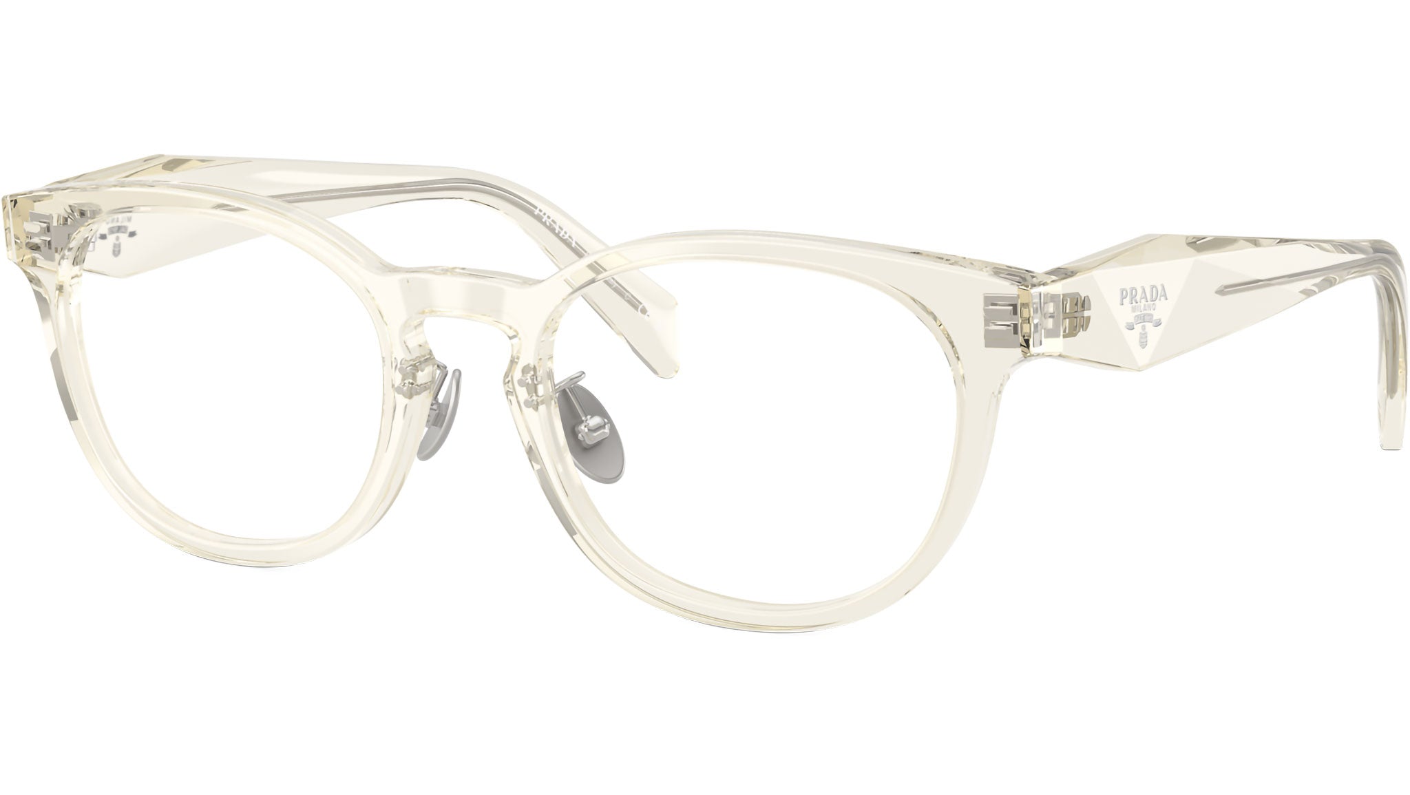Prada EYEGLASSES PRB06VD-19X1O1-52 New with case PR B06VD Prada Glasses 19X1O1 Matte Grey / Green - eye-oo.com main image 4