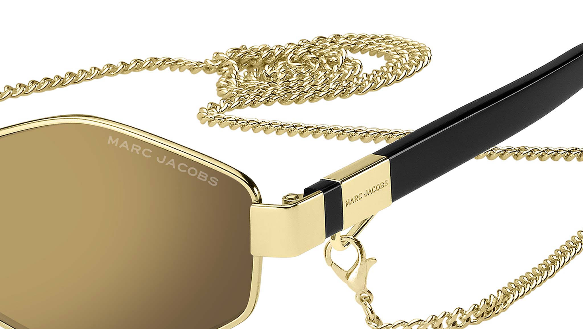 Marc Jacobs MARC 496/S RHL VP Sunglasses Gold Black - eye-oo.com